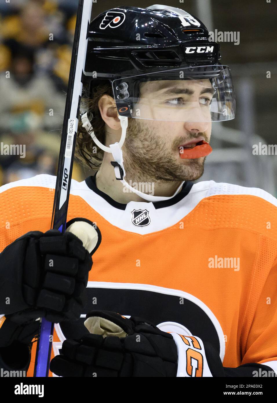 Pittsburgh, United States. 11th Mar, 2023. Philadelphia Flyers left