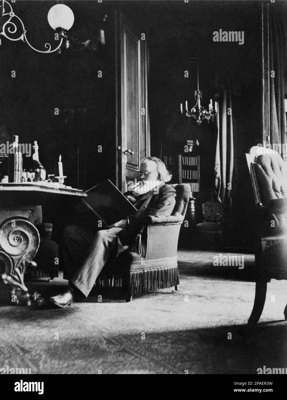 1897 ca The celebrated german music composer JOHANNES BRAHMS