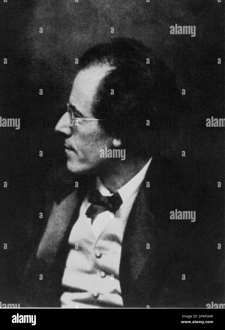 The bohemian-born Austrian music composer GUSTAV MAHLER ( 1860 - 1911