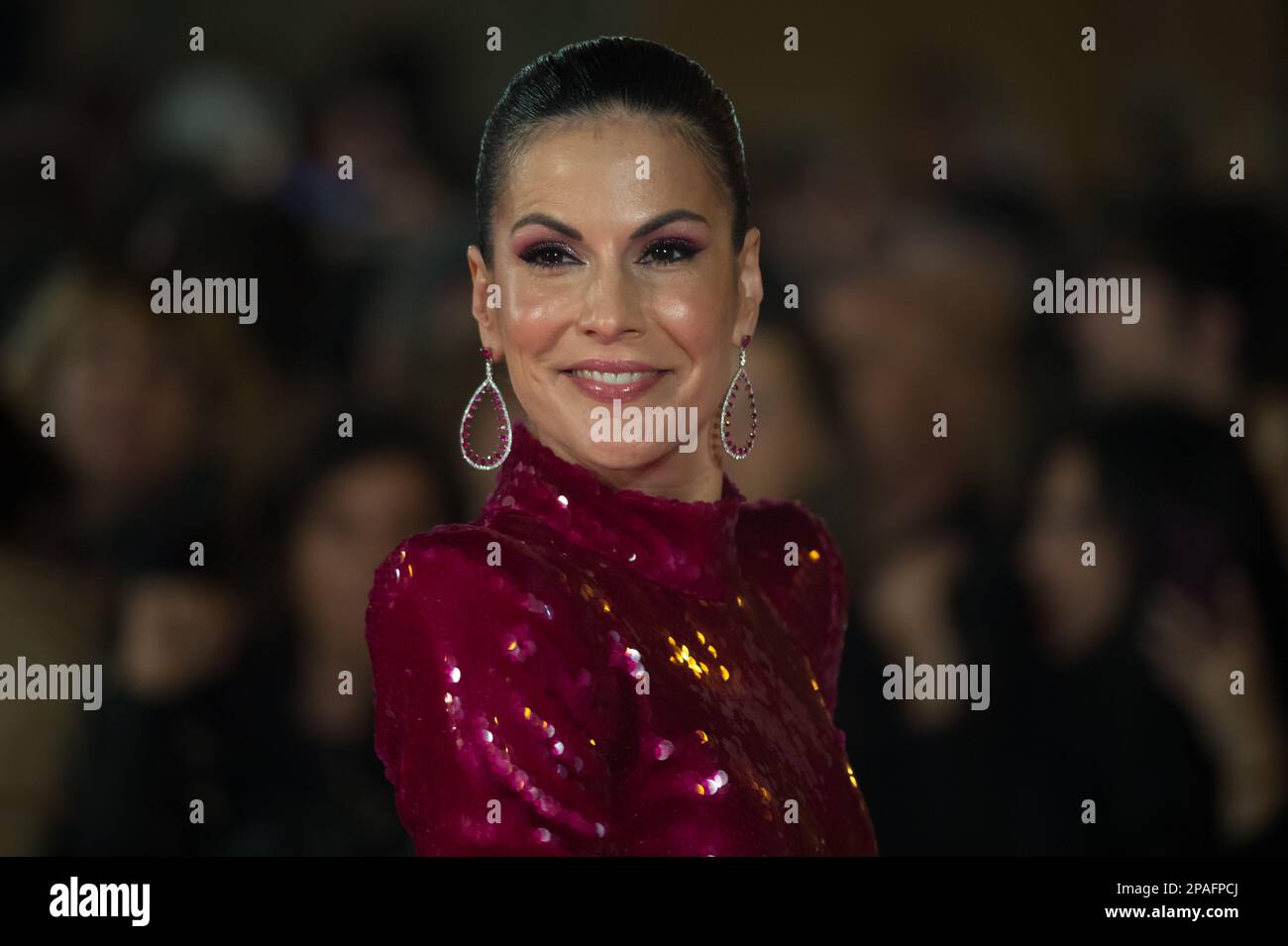 Malaga, Spain. 11th Mar, 2023. Spanish actress Noemi Ruiz poses on the