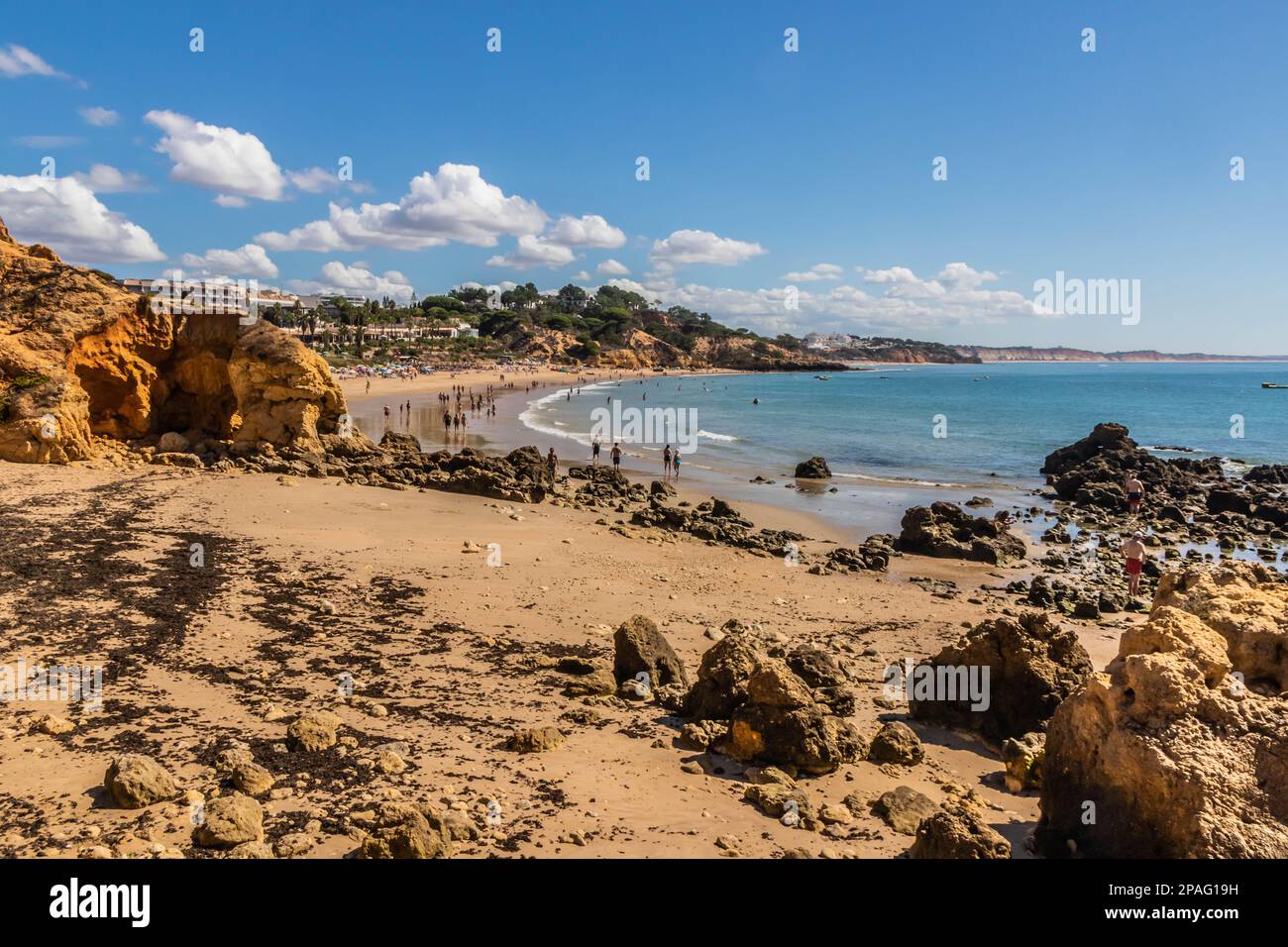 Praia Santa Eulalia, Albufeira, Algarve, Portugal Stock Photo