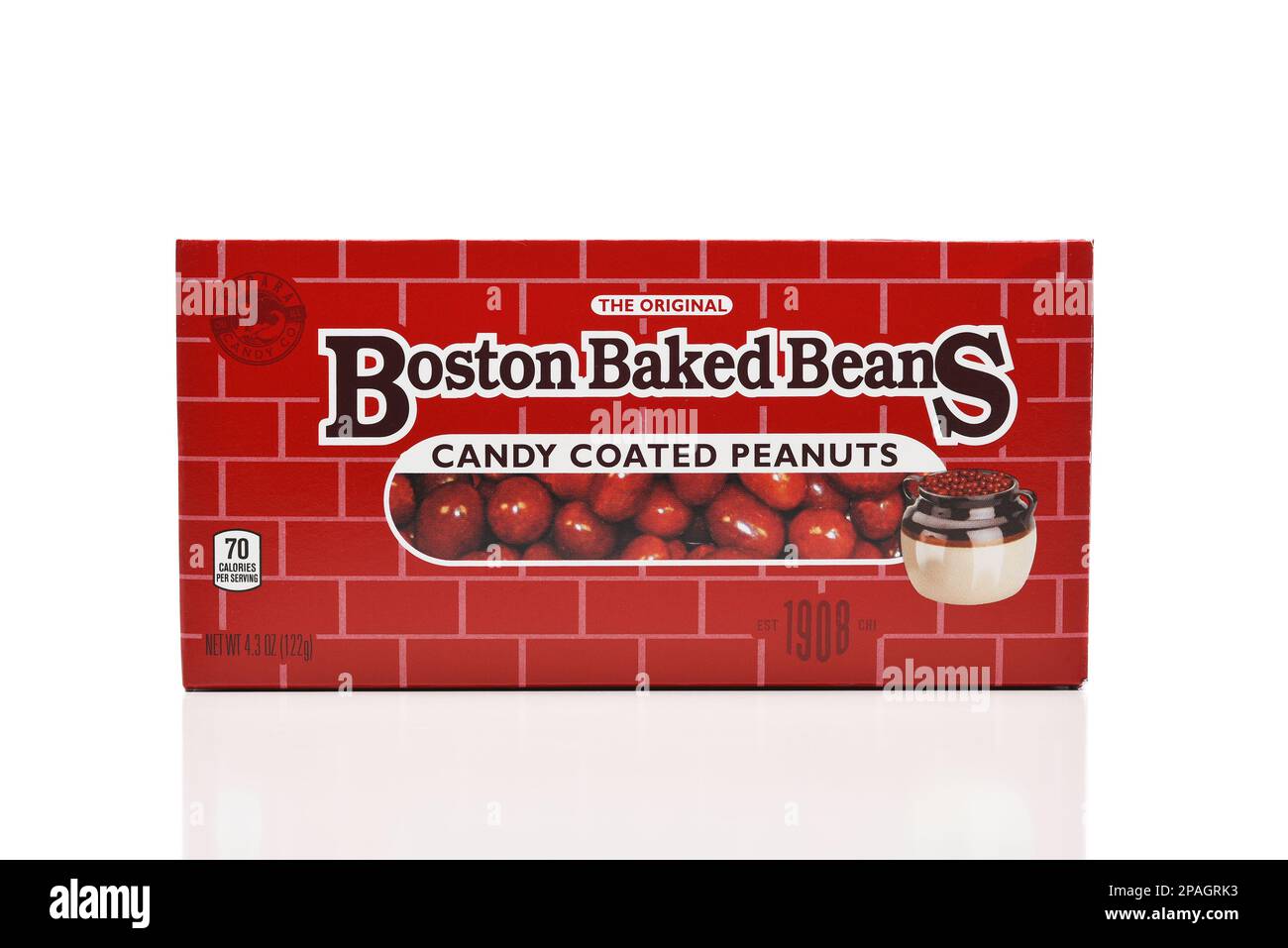 IRVINE, CALIFORNIA 11 MAR 2023 A box of The Original Boston Baked