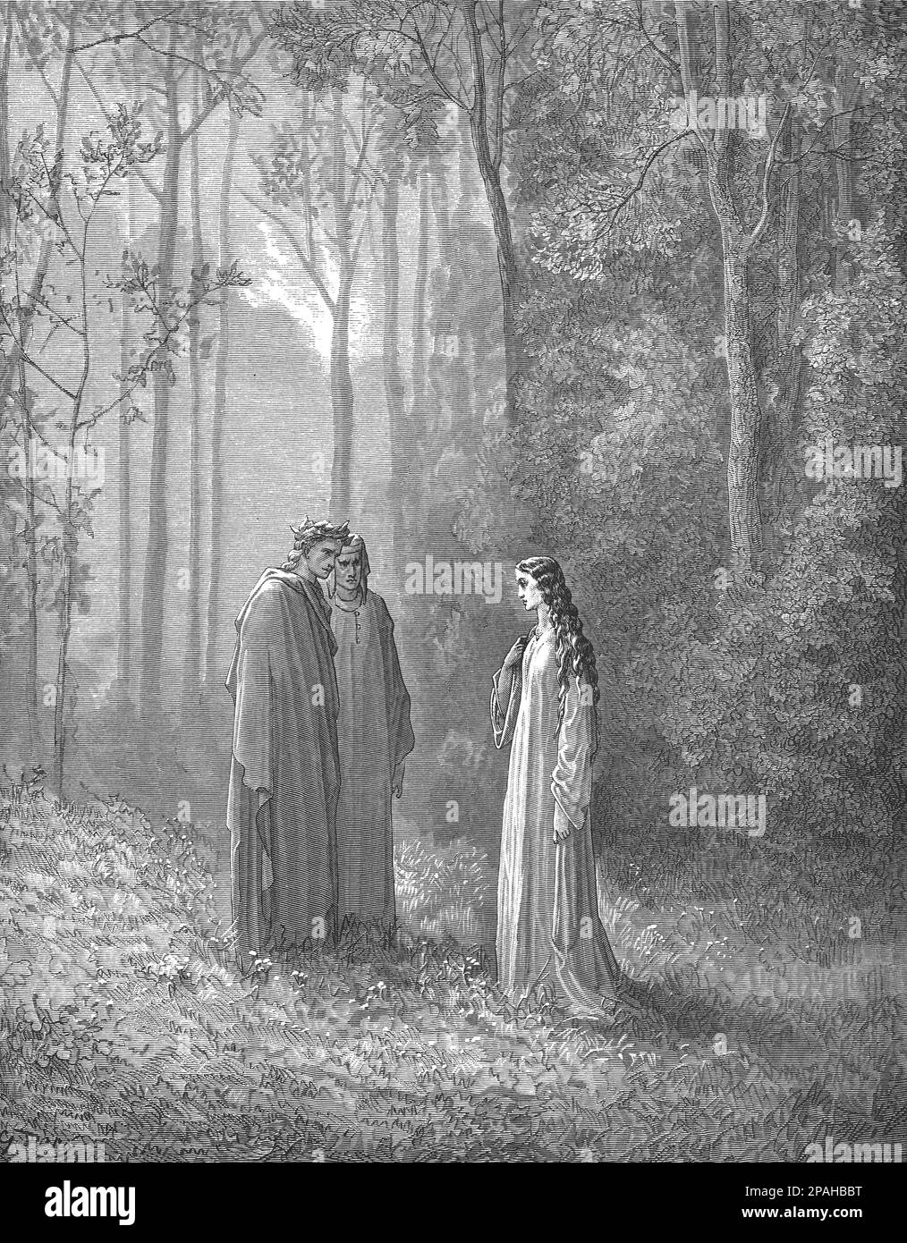 Dante alighieri virgilio Black and White Stock Photos &amp; Images - Alamy