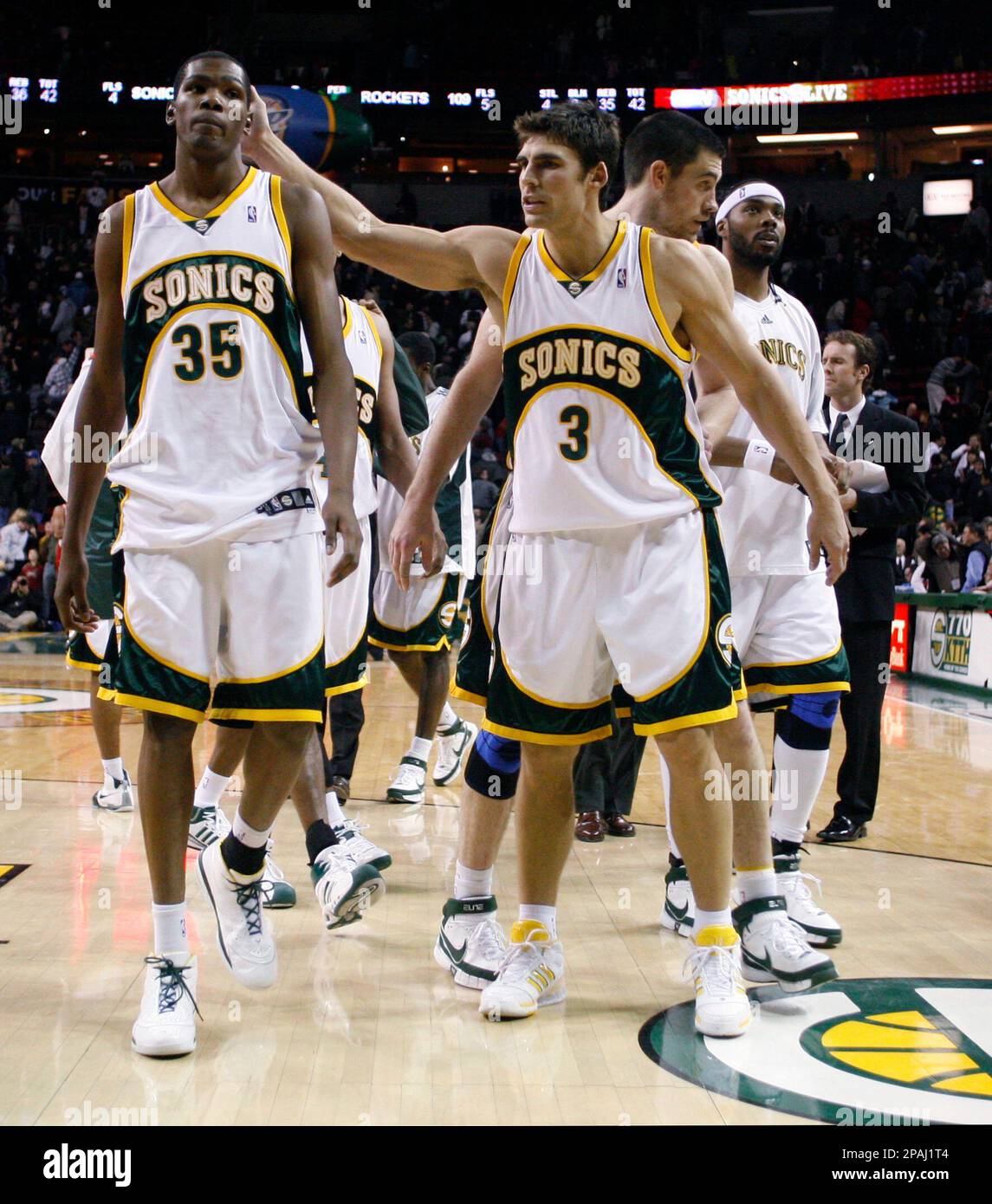SuperSonics . SuperSonics , Seattle SuperSonics and Kevin Durant
