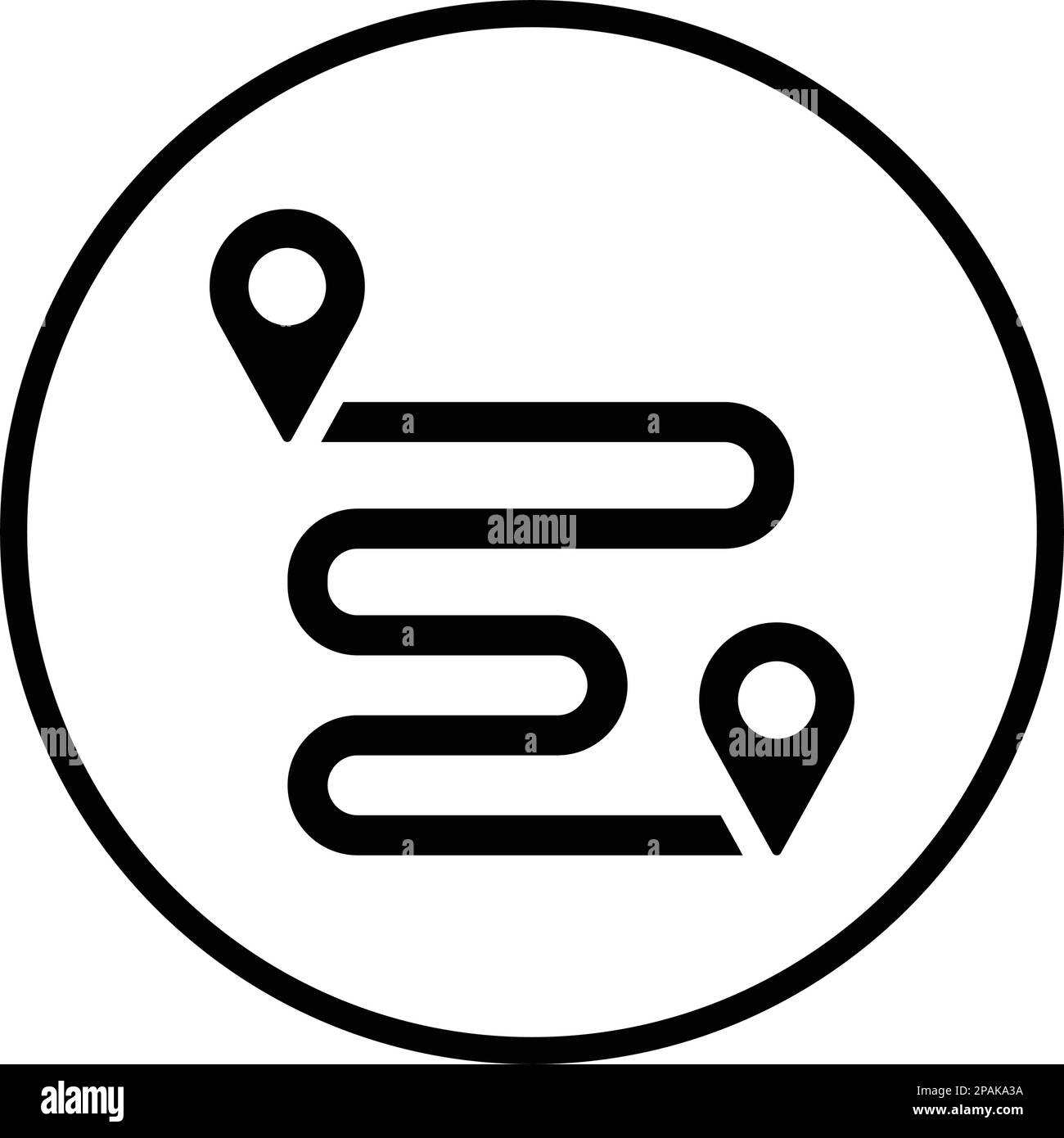 Direction, location icon. Use for commercial, print media, web or any