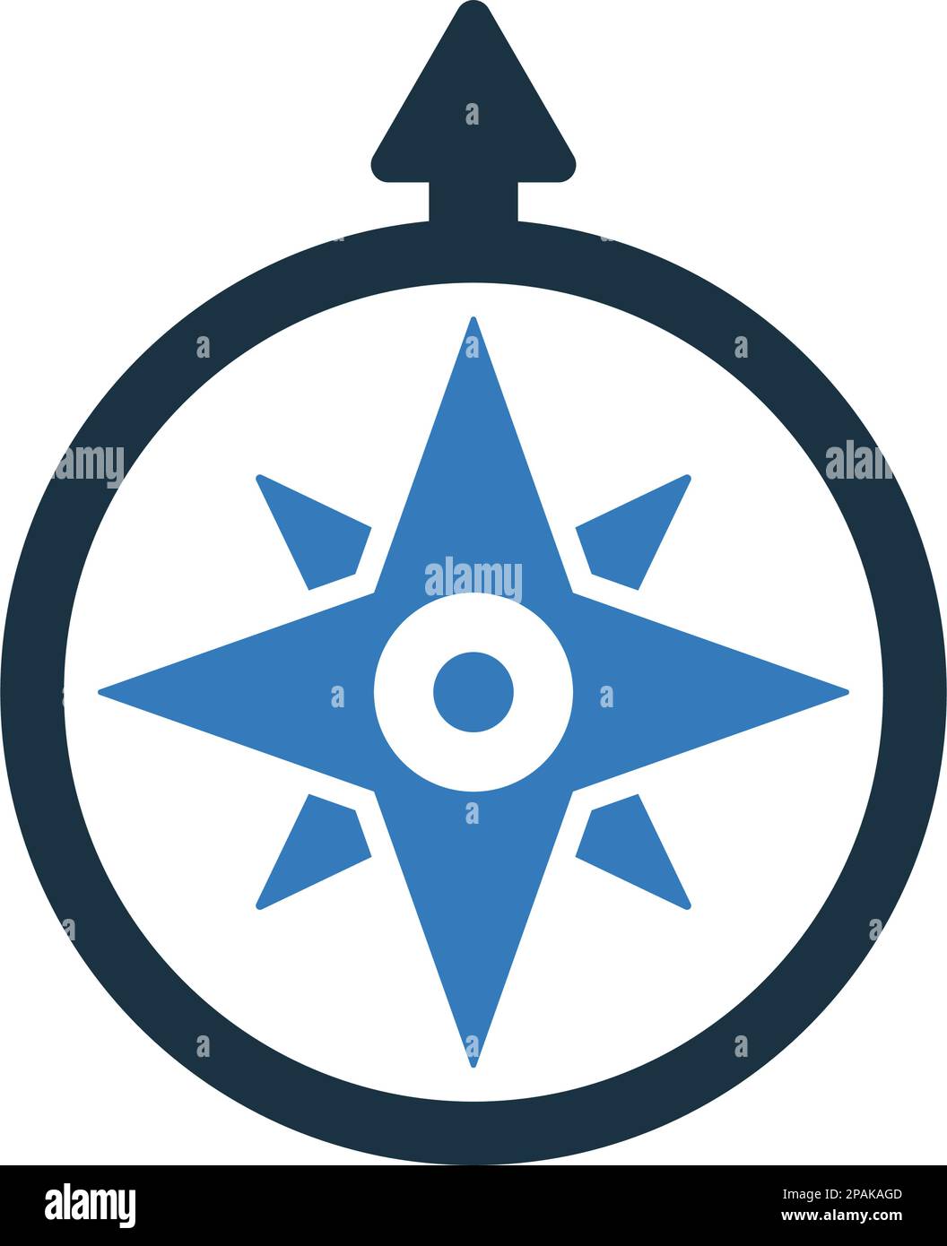 Directions, compass icon. Use for commercial, print media, web or any