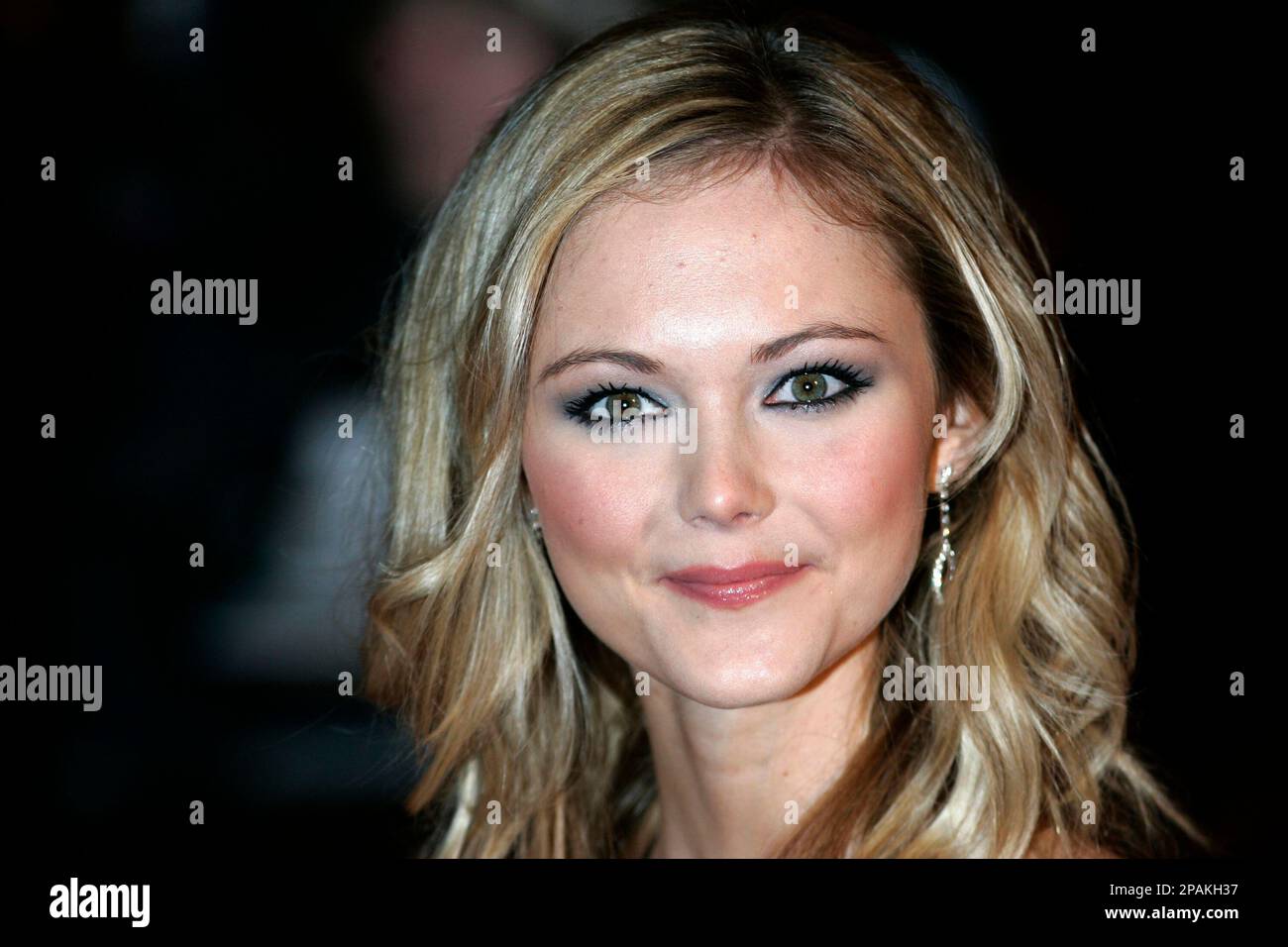 British actress Jayne Wisener arrives for the European premiere of the