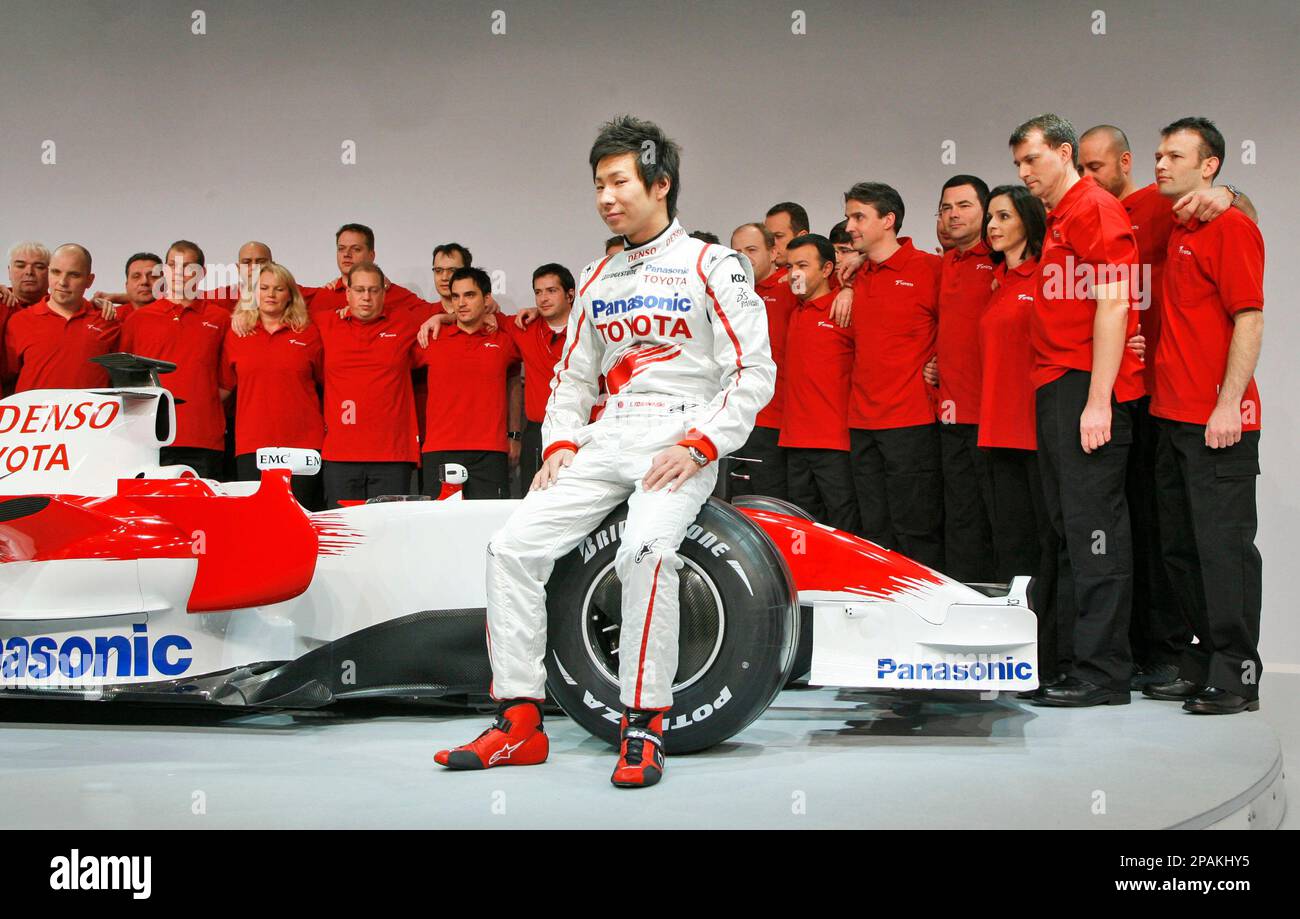 The Formula One driver of the Panasonic Toyota Racing team, Japan's ...