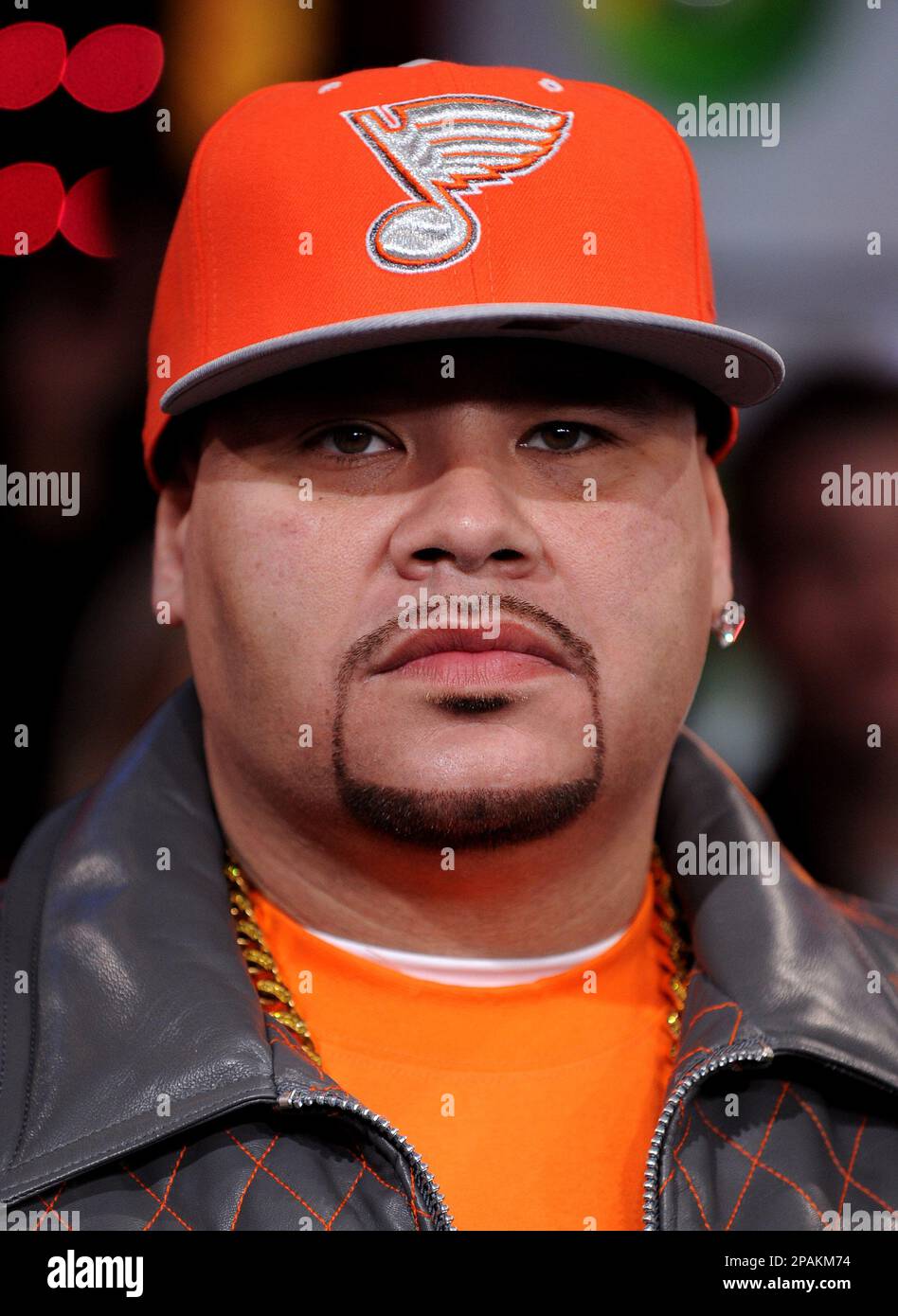 Rapper Fat Joe makes an appearance at MTV Studios in Times