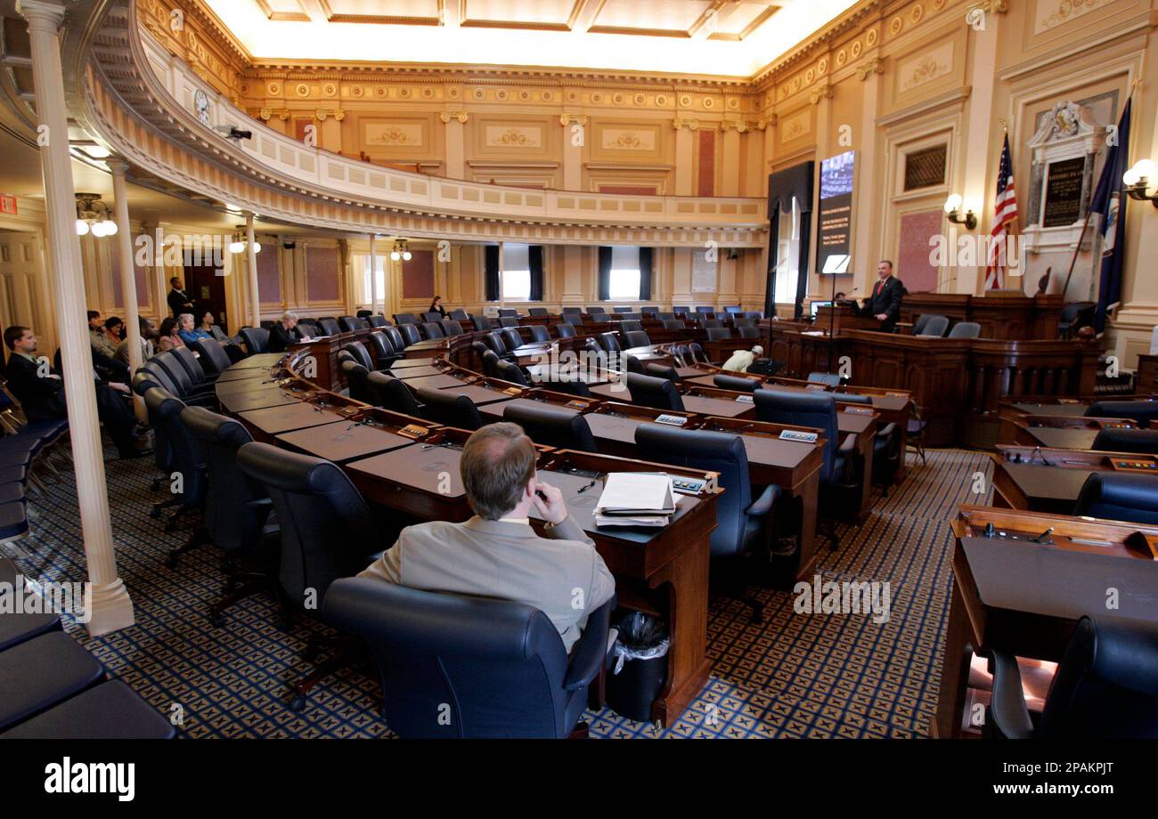 Virginia Governor Timothy M. Kaine practices his State of the ...