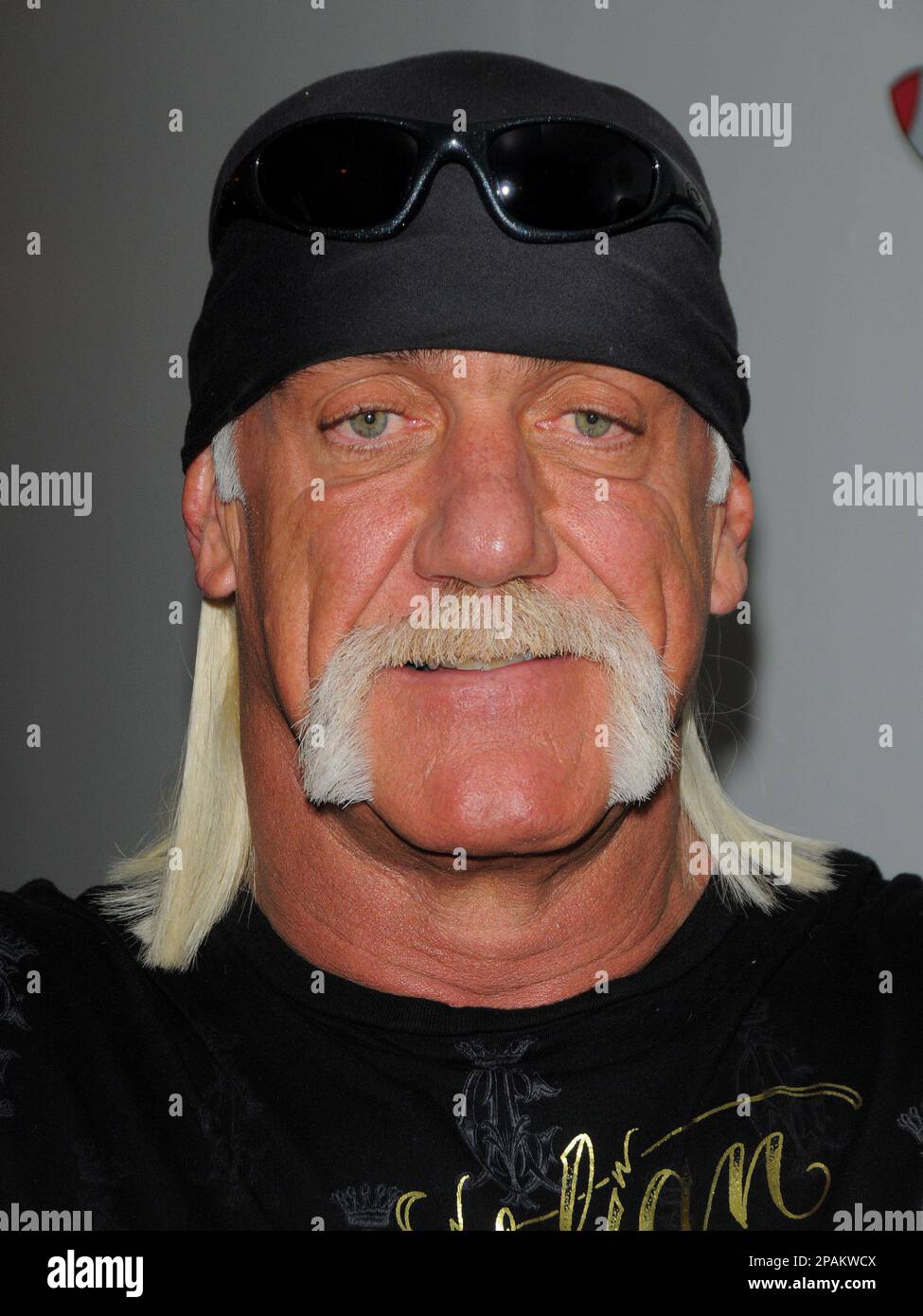 Wrestler Hulk Hogan, also known as Terry Bollea, makes an appearance at ...