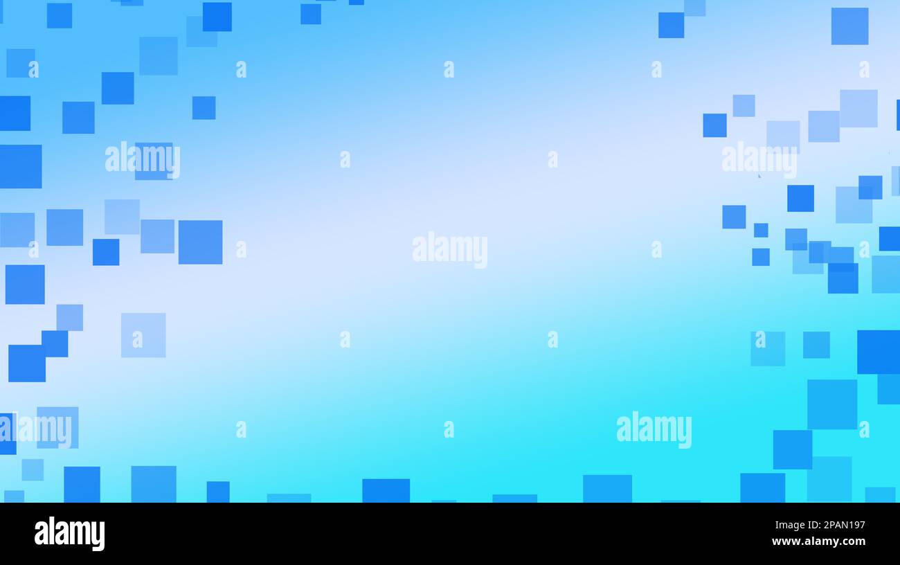 blue gradient with sparkle block blue frame Stock Photo