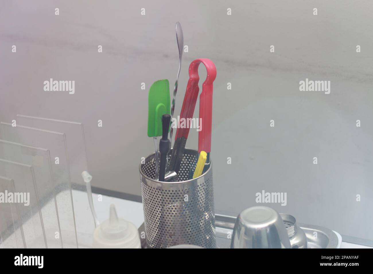 Detailed photos of the equipment needed to make coffee with milk