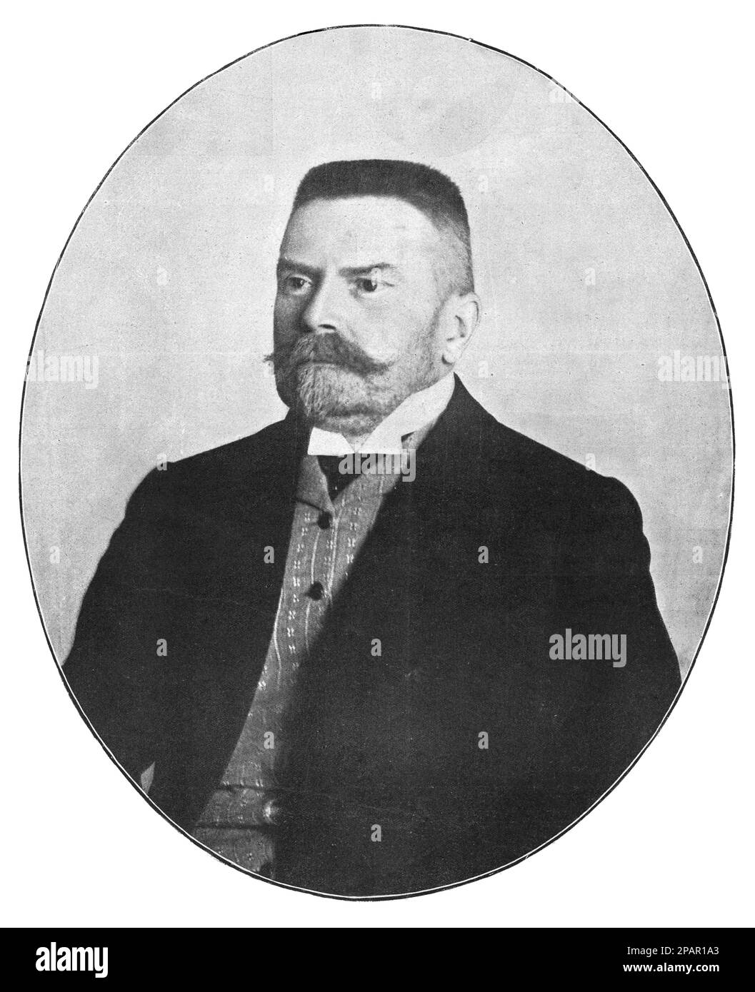 Karel Kramář. Photo from 1910. Stock Photo