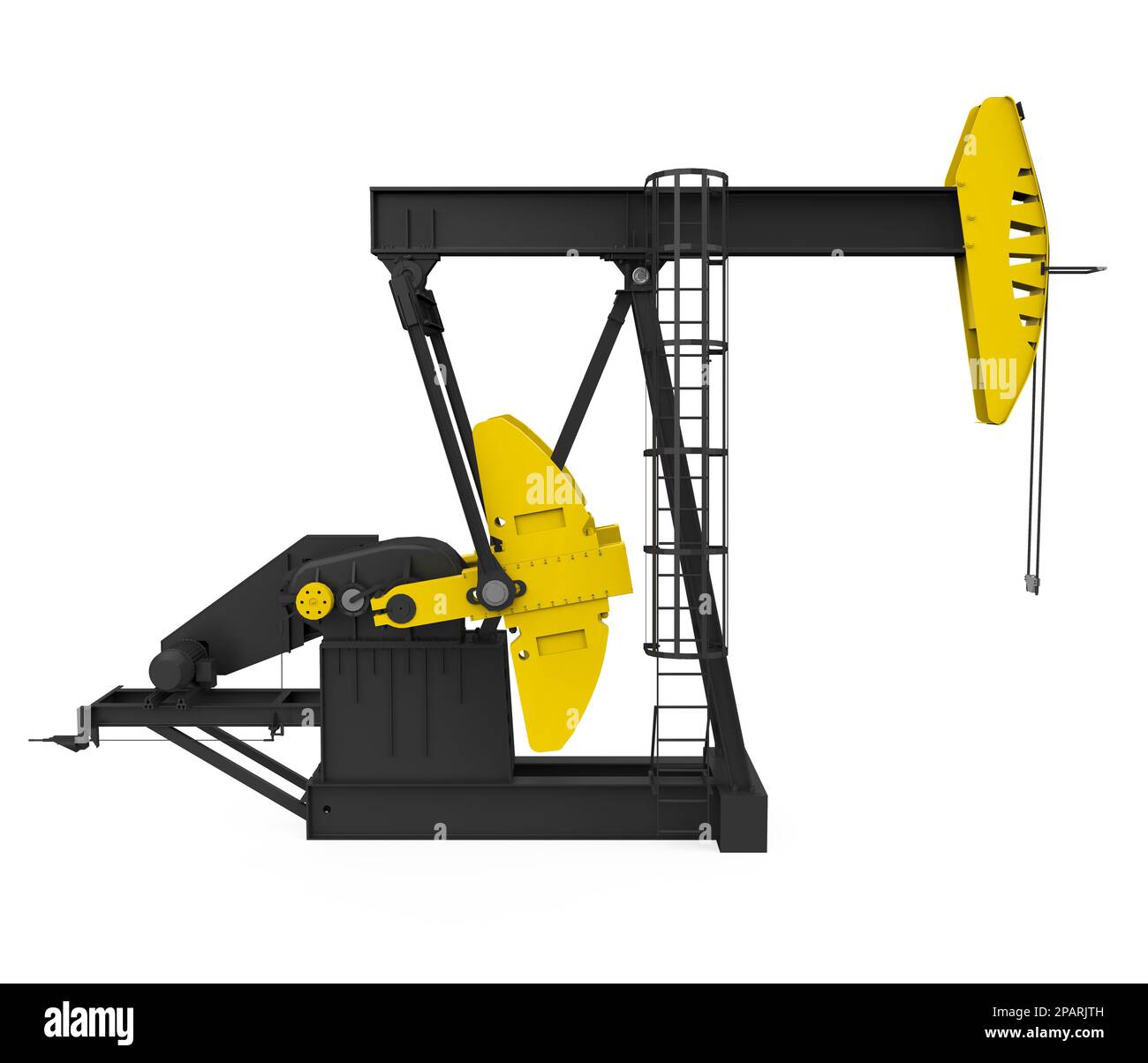 oil-pump-jack-isolated-stock-photo-alamy