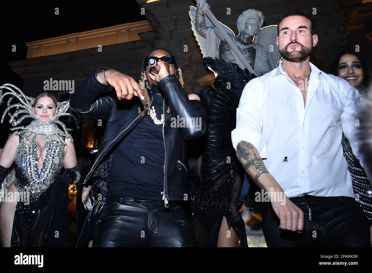 Offset Performs at Philipp Plein Pre-Oscars Party and Fashion Show