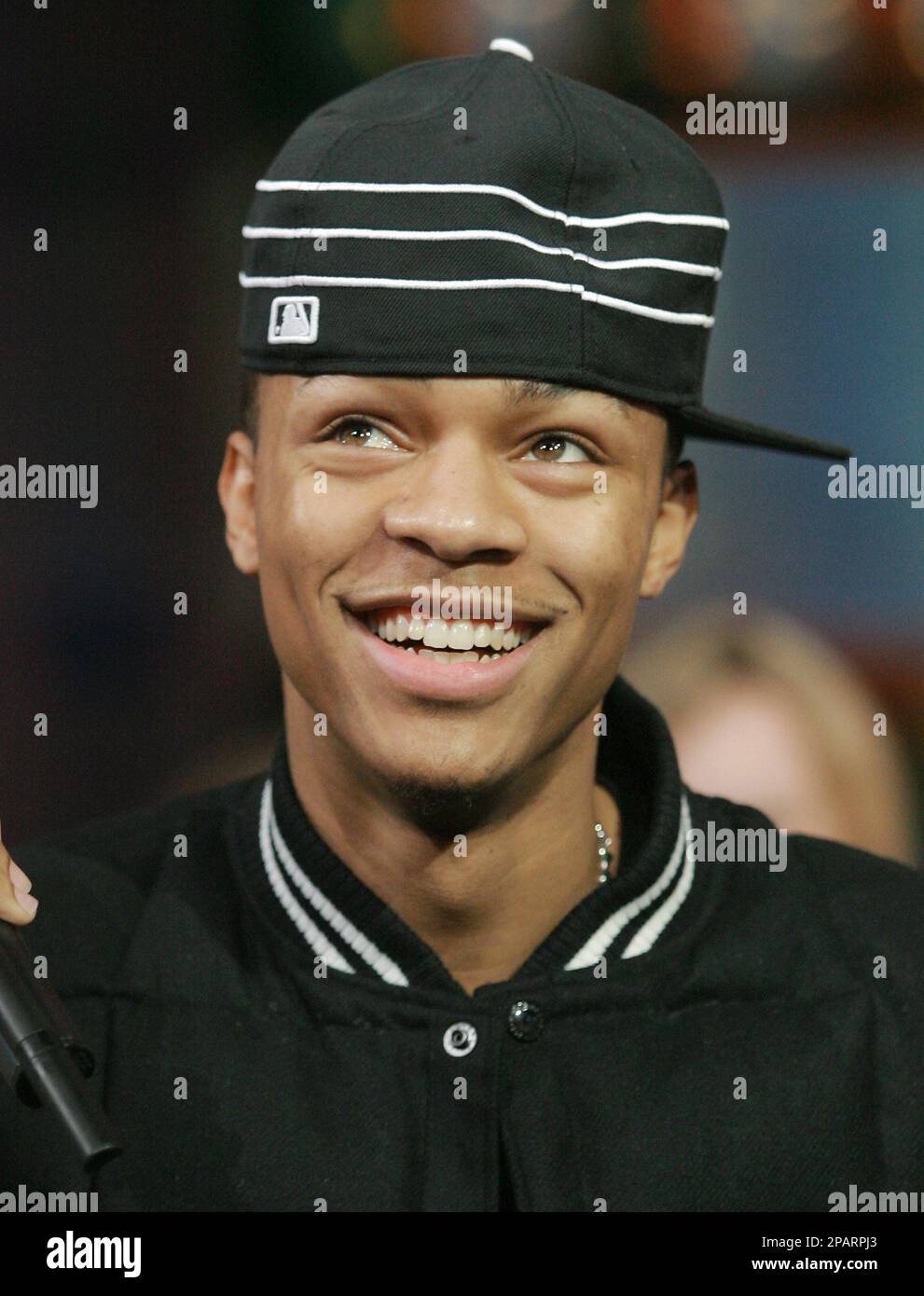 Rapper Bow Wow makes an appearance on MTV's "Total Request Live" at MTV