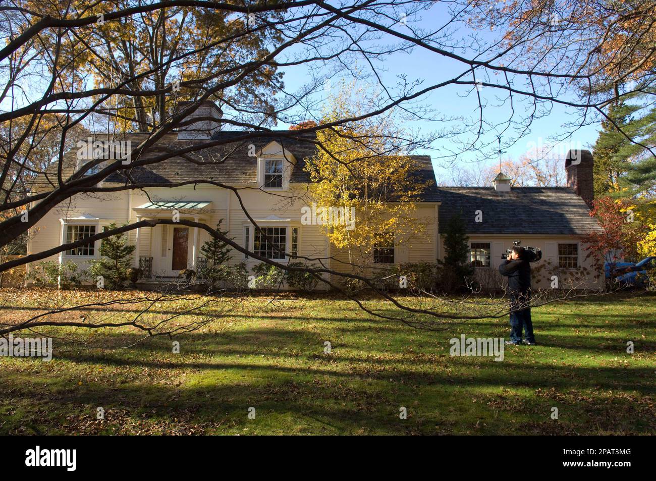 This house in Darien, Conn. is where Alex Kelly will live after being ...