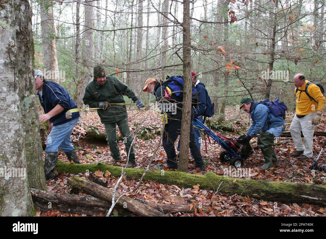 Cades Cove Preservation Association members, from left, Rod Law, Ranger