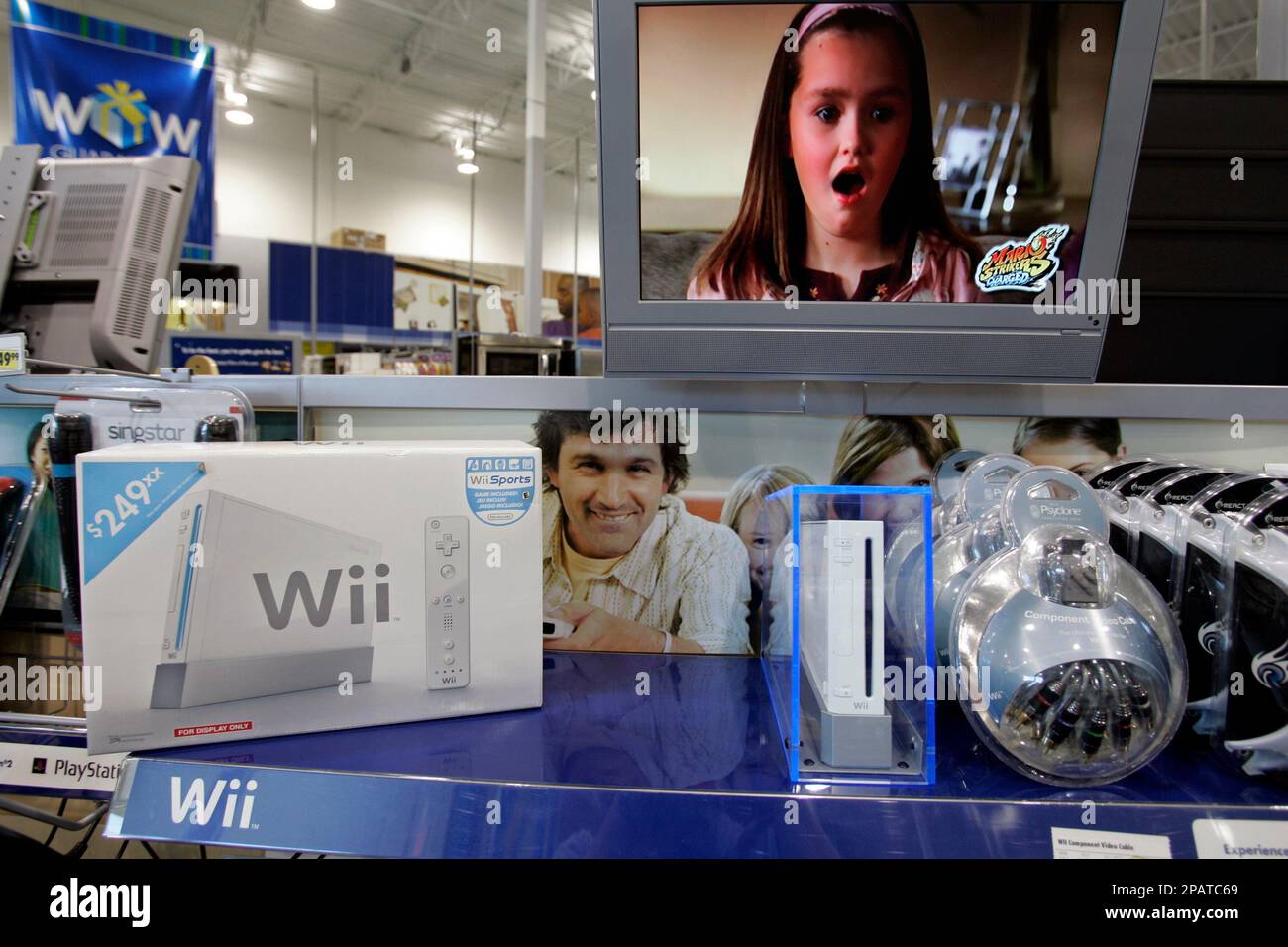 A Nintendo Wii game console and accessories are seen on display at Best Buy  in Mountain View, Calif., Tuesday, Nov. 20, 2007. This year, it looks like  the gift everybody is looking