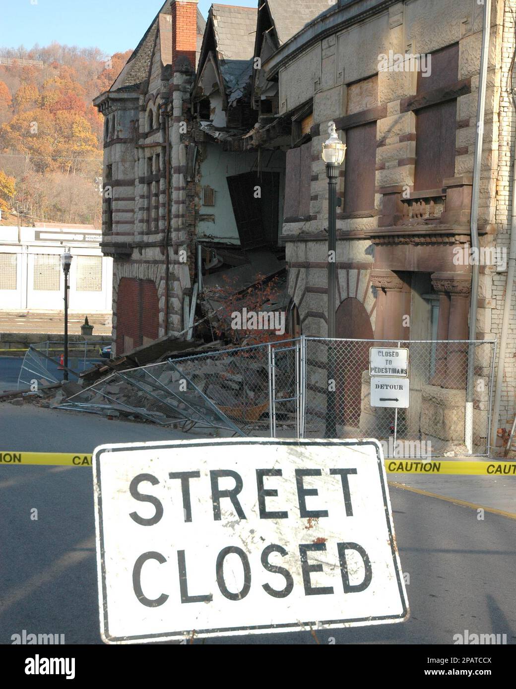 The west side of the historic Old People's Bank in Bluefield ,W.Va
