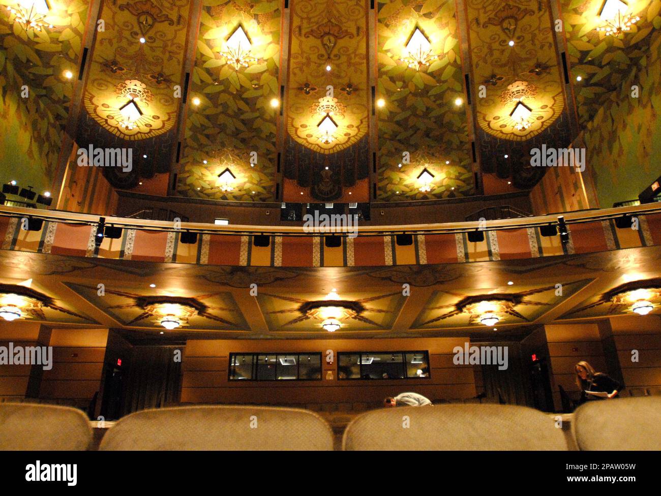 Rich in an art deco motif, the 1630-seat Martin Woldson Theater at The ...