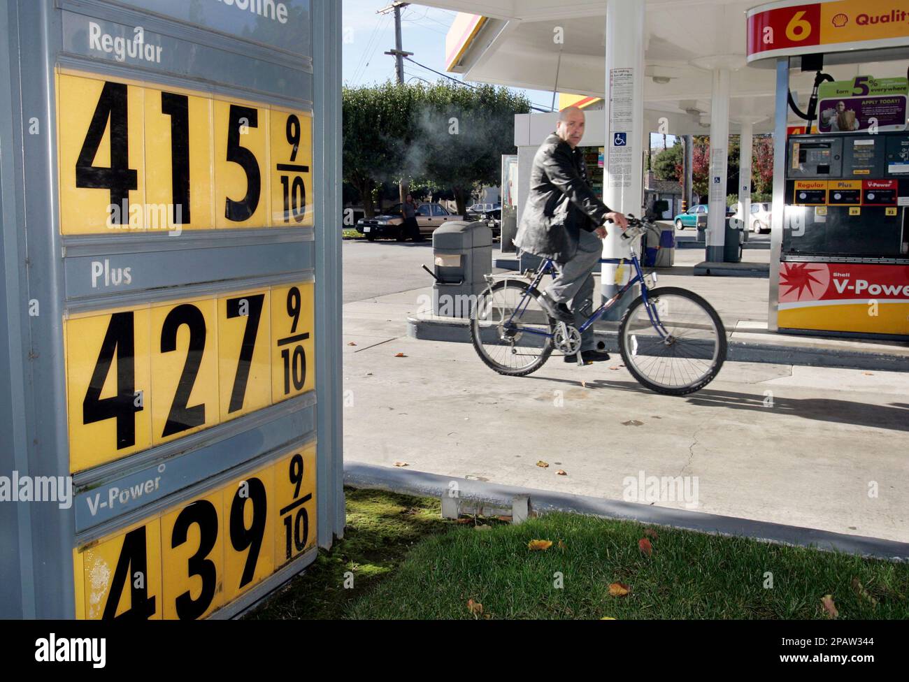 Bike pump cheap gas station