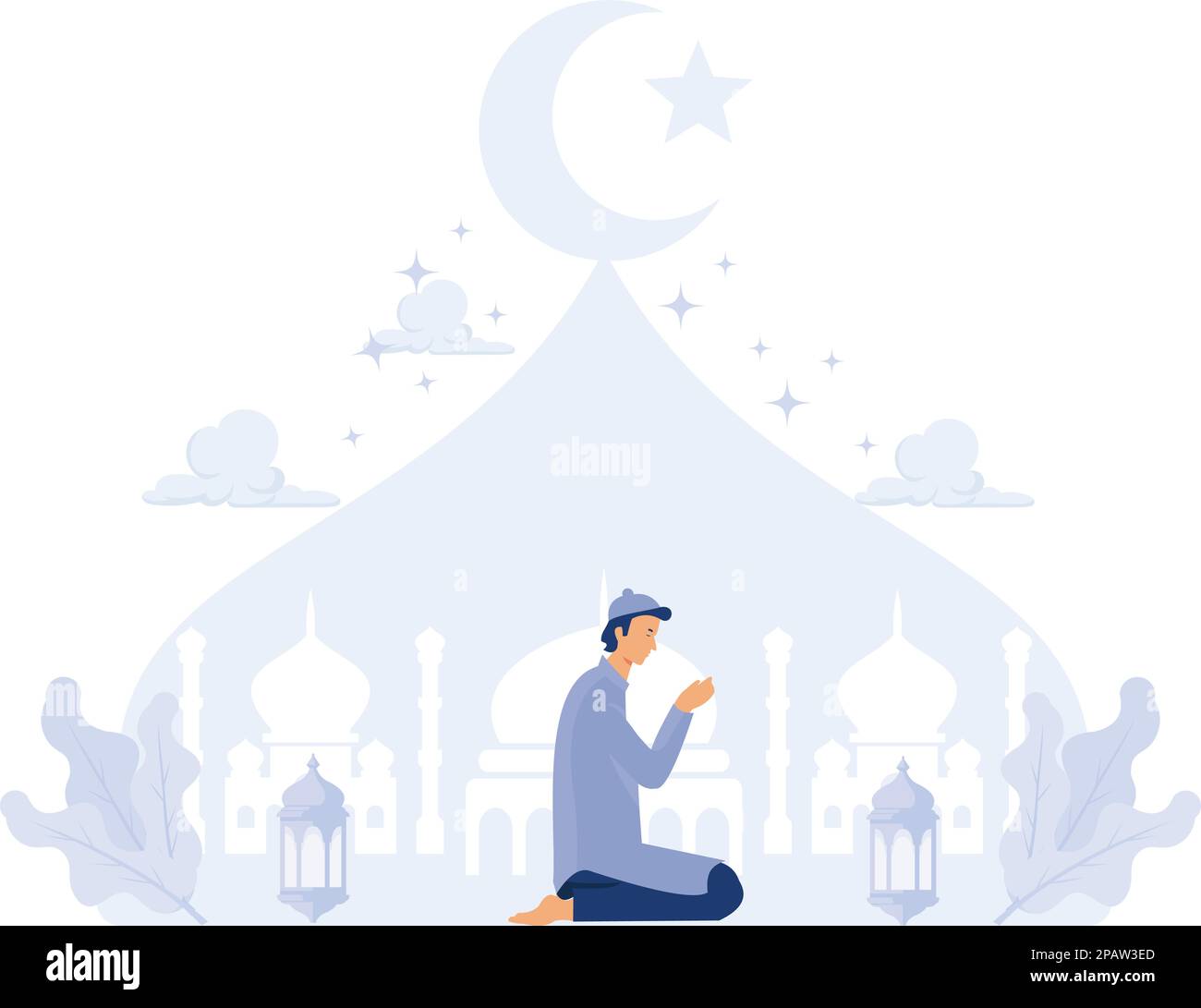 Taraweeh vector vectors Stock Vector Images - Alamy