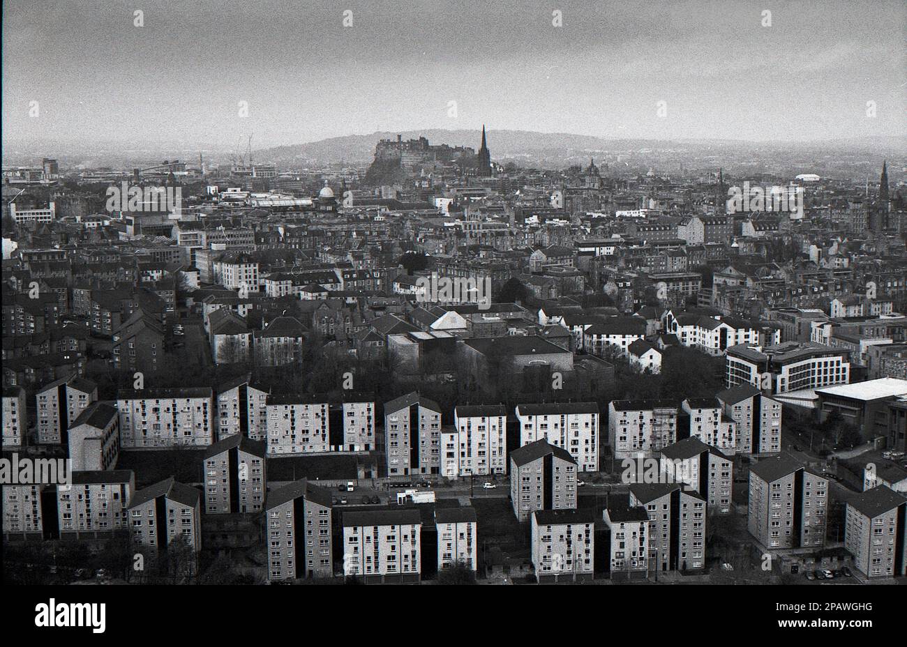Views across Edinburgh Stock Photo