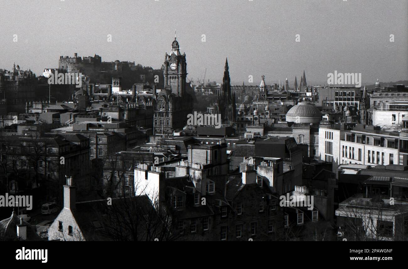 Views across Edinburgh Stock Photo