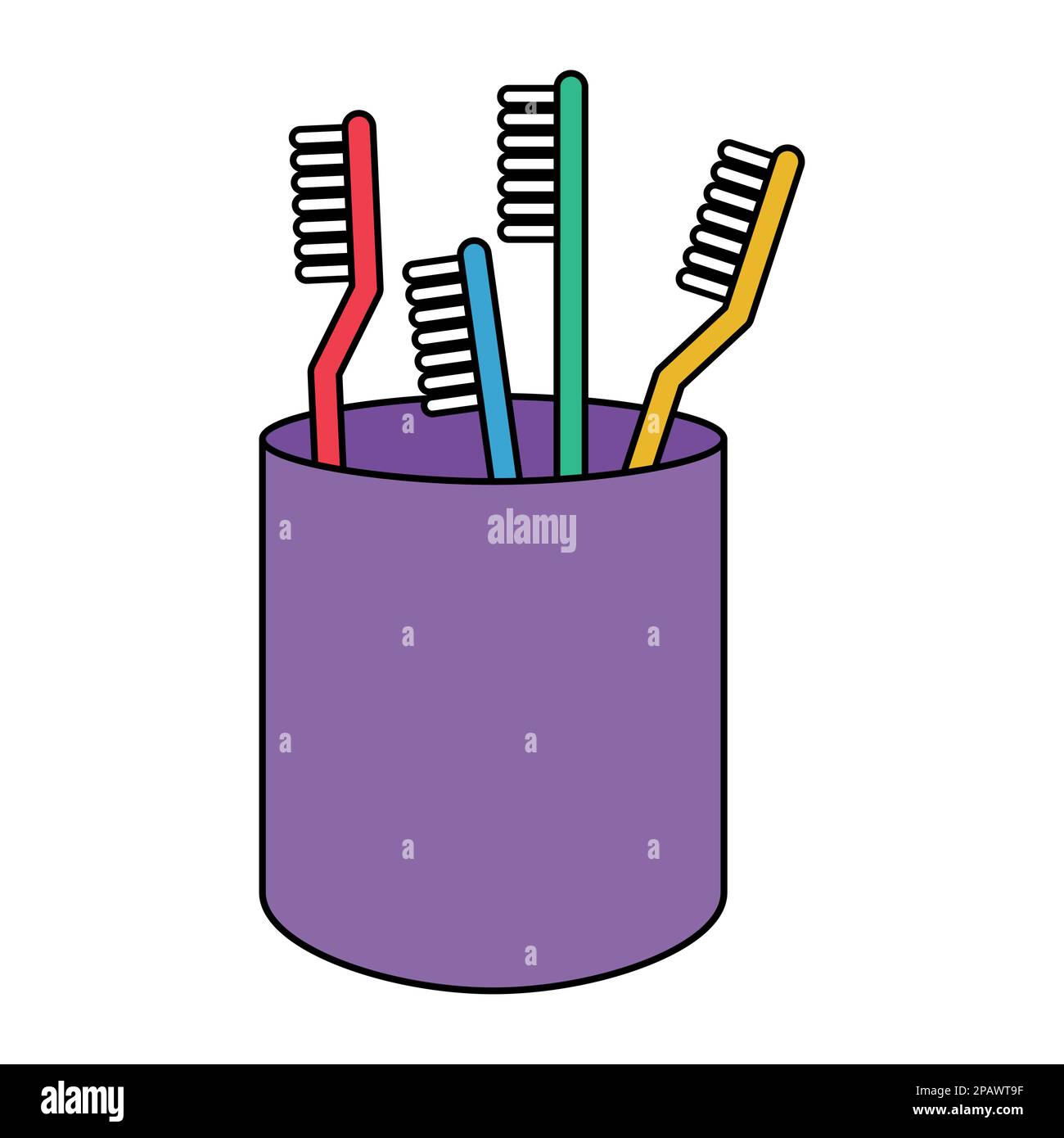 Tooth brush care icon, dental hygiene web sign, health medicine vector ...
