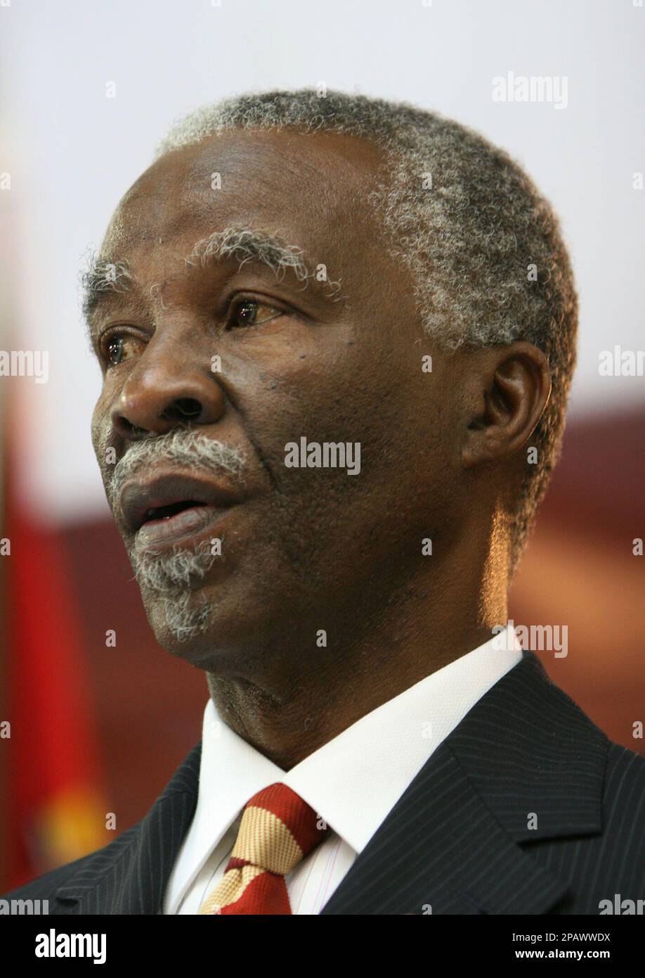 **FILE** South African President Thabo Mbeki, attends a Southern ...