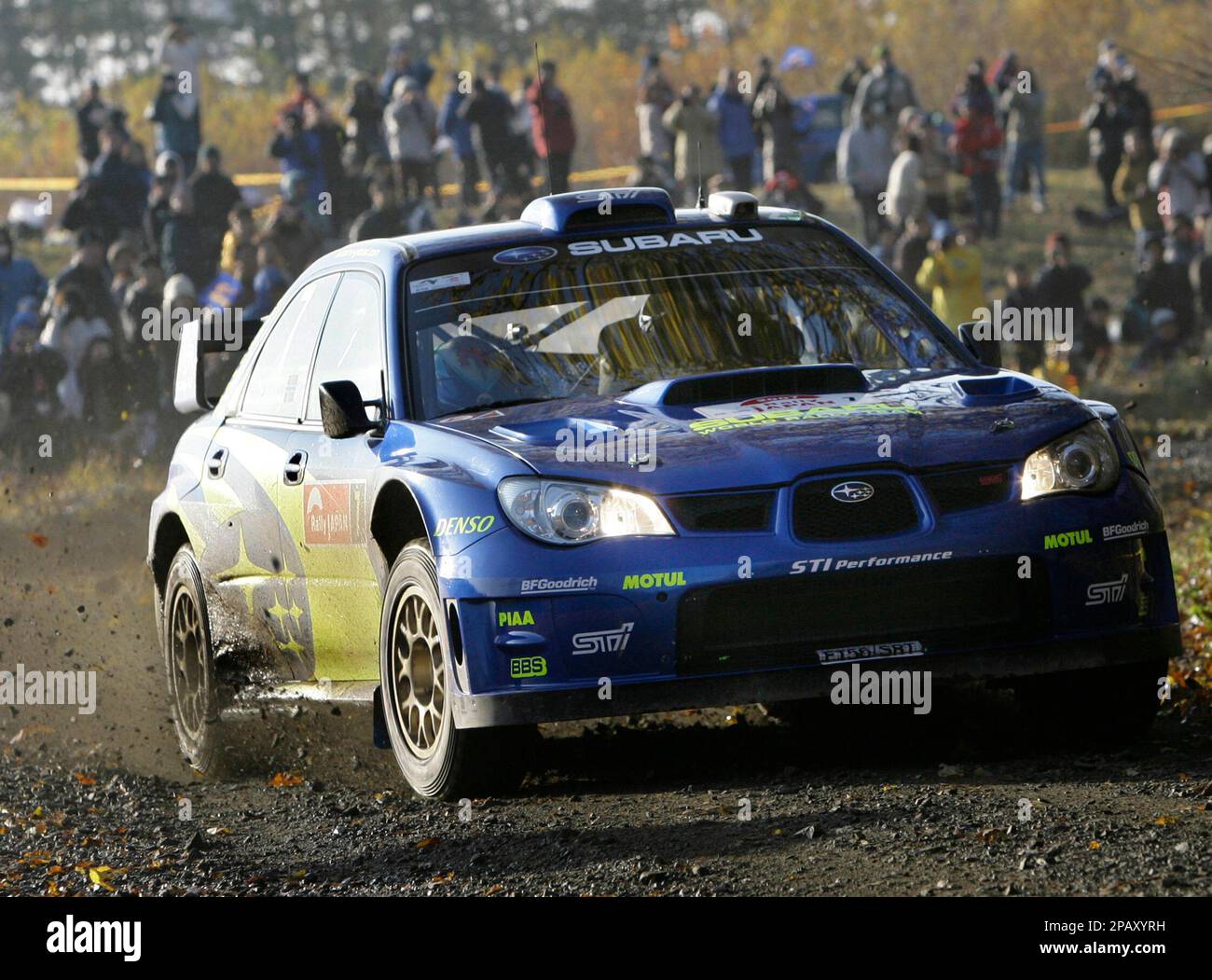 Miniature Subaru Impreza WRC Solberg Rally Japon 2005 - Vitesse 1/43