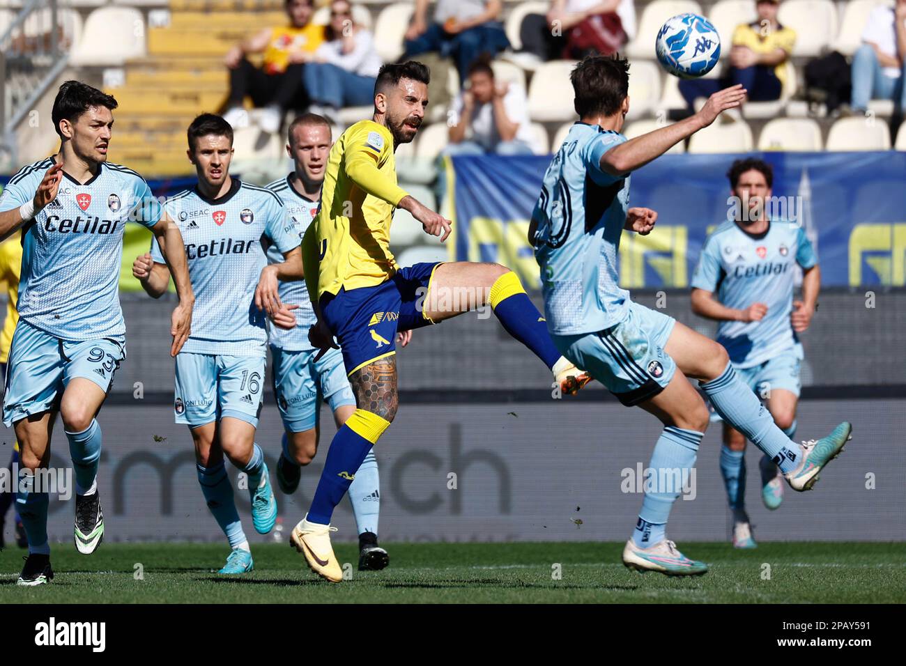 February 3, 2023, Modena, Italy: Modena, Italy, Alberto Braglia stadium,  February 03, 2023, Shady Oukhadda (Modena during Modena FC vs Cagliari  Calcio - Italian soccer Serie B match. (Credit Image: © Luca