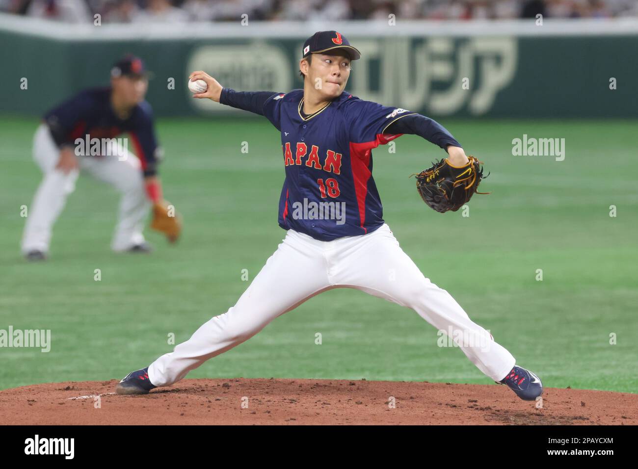Tokyo, Japan. 12th Mar, 2023. Yoshinobu Yamamoto (JPN) Baseball 2023