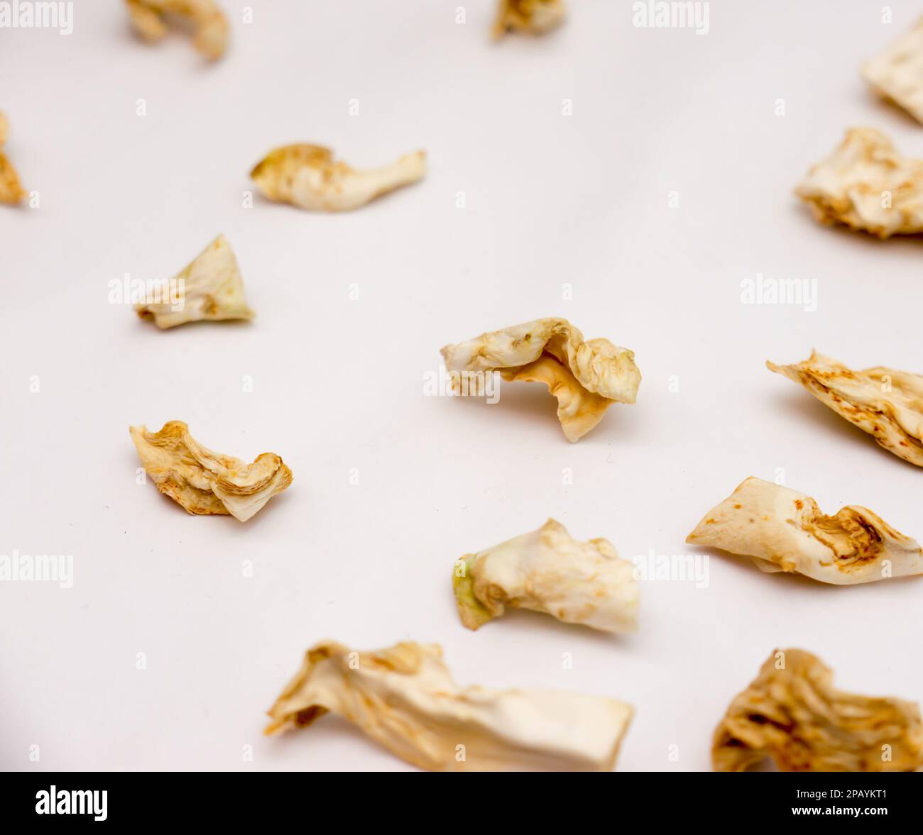 The Dried vegetable white celery. Stock Photo
