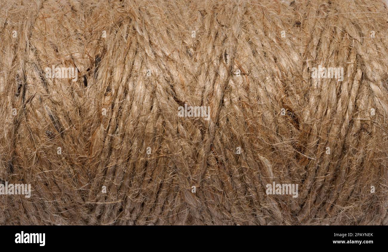 cord string roll packthreads wrap curl thick twine knot material drug Stock  Photo - Alamy