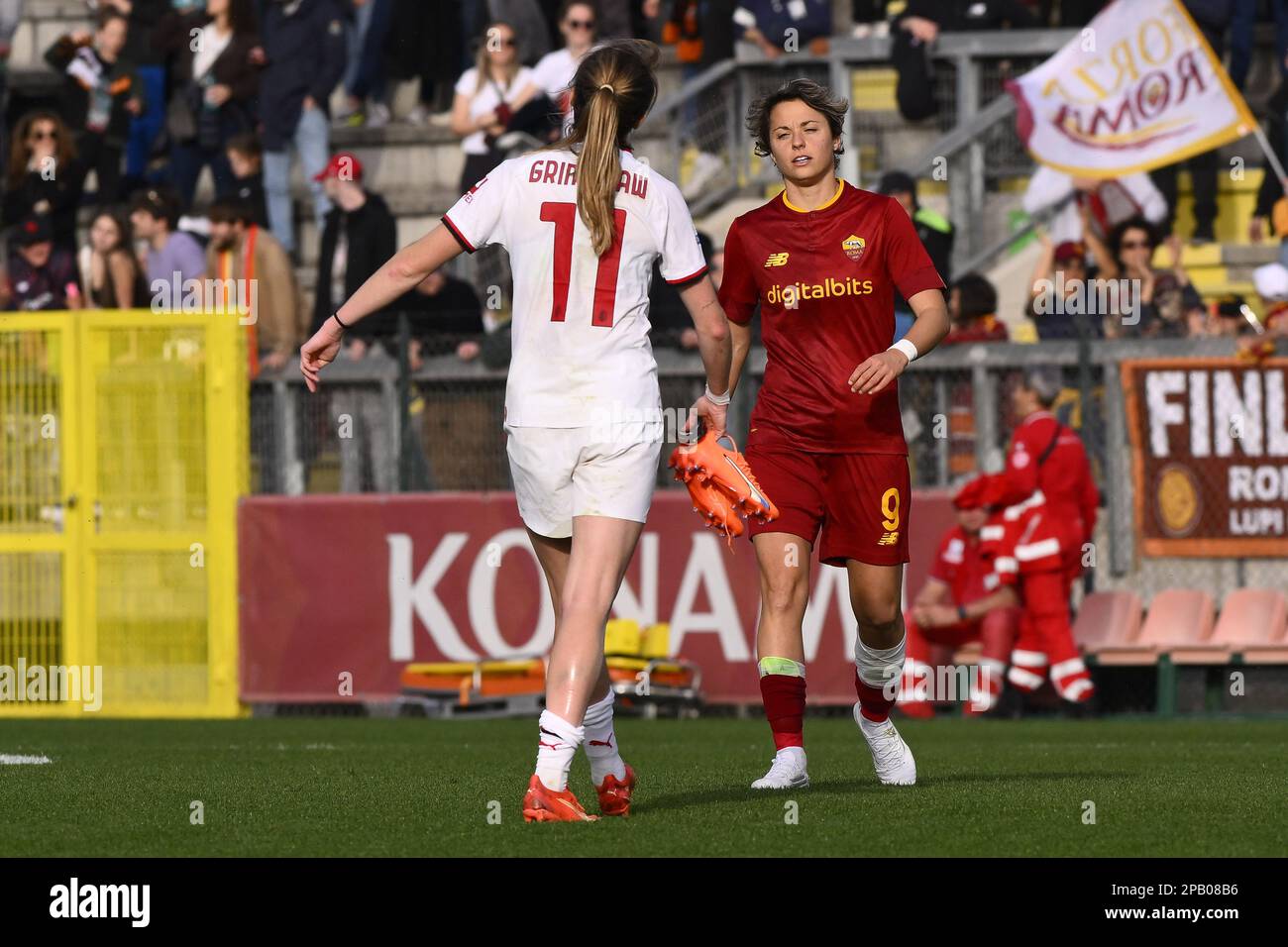 Christy Grimshaw (AC Milan) during AC Milan vs ACF Fiorentina femminile,  Italian football Serie A Women mat - Photo .LiveMedia/Francesco Scaccianoce  Stock Photo - Alamy