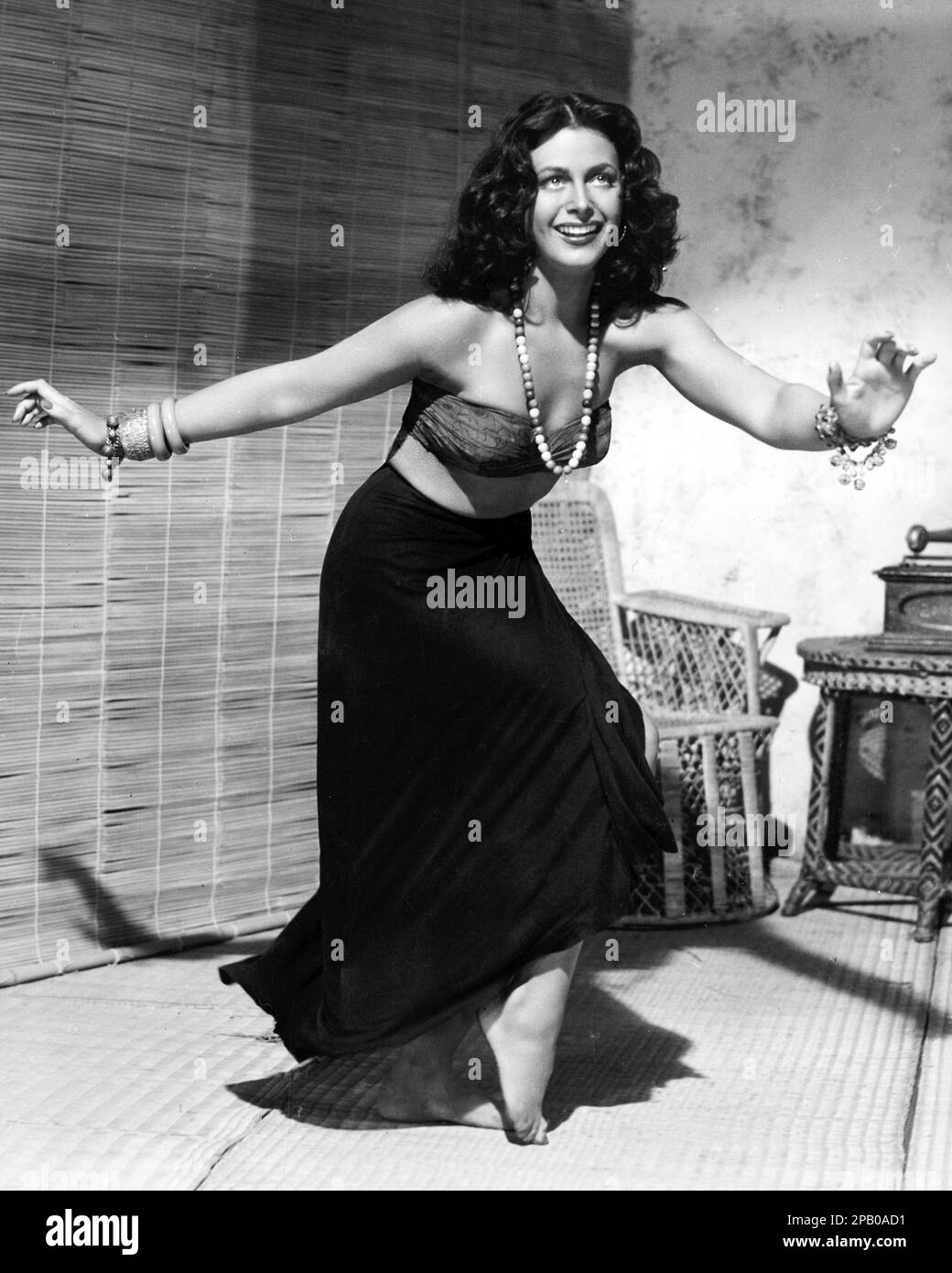 American actress and inventor Hedy Lamarr in 'White Cargo' (MGM, 1942) publicity photo Stock Photo