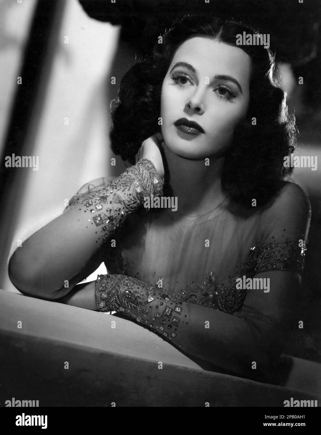 Hedy Lamarr in 'Lady of the Tropics' publicity photo (MGM, 1939) Stock Photo