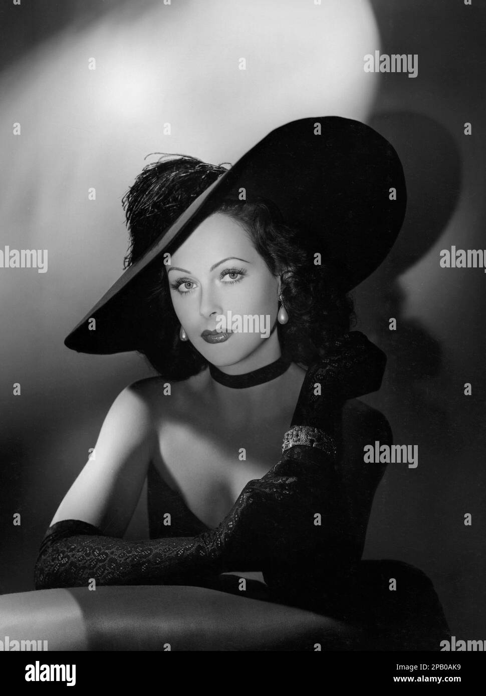 Hedy Lamarr in 'The Heavenly Body' publicity - press photo (MGM, 1943) Stock Photo
