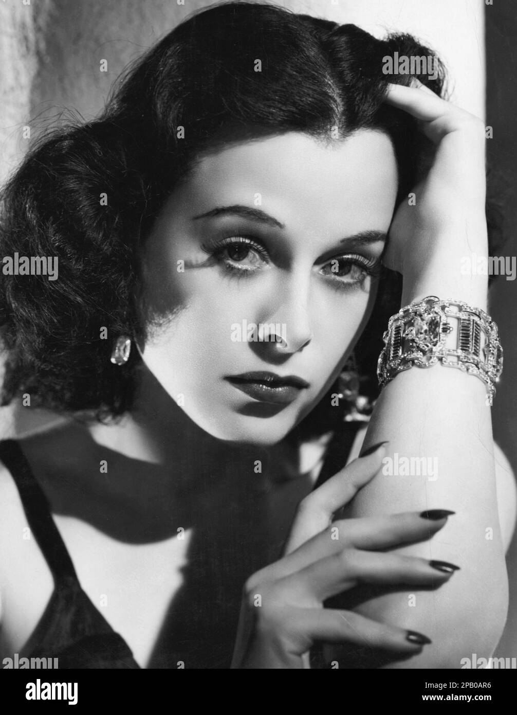American actress Hedy Lamarr by Robert Coburn (United Artists, 1938). Portrait Still - publicity photo Stock Photo