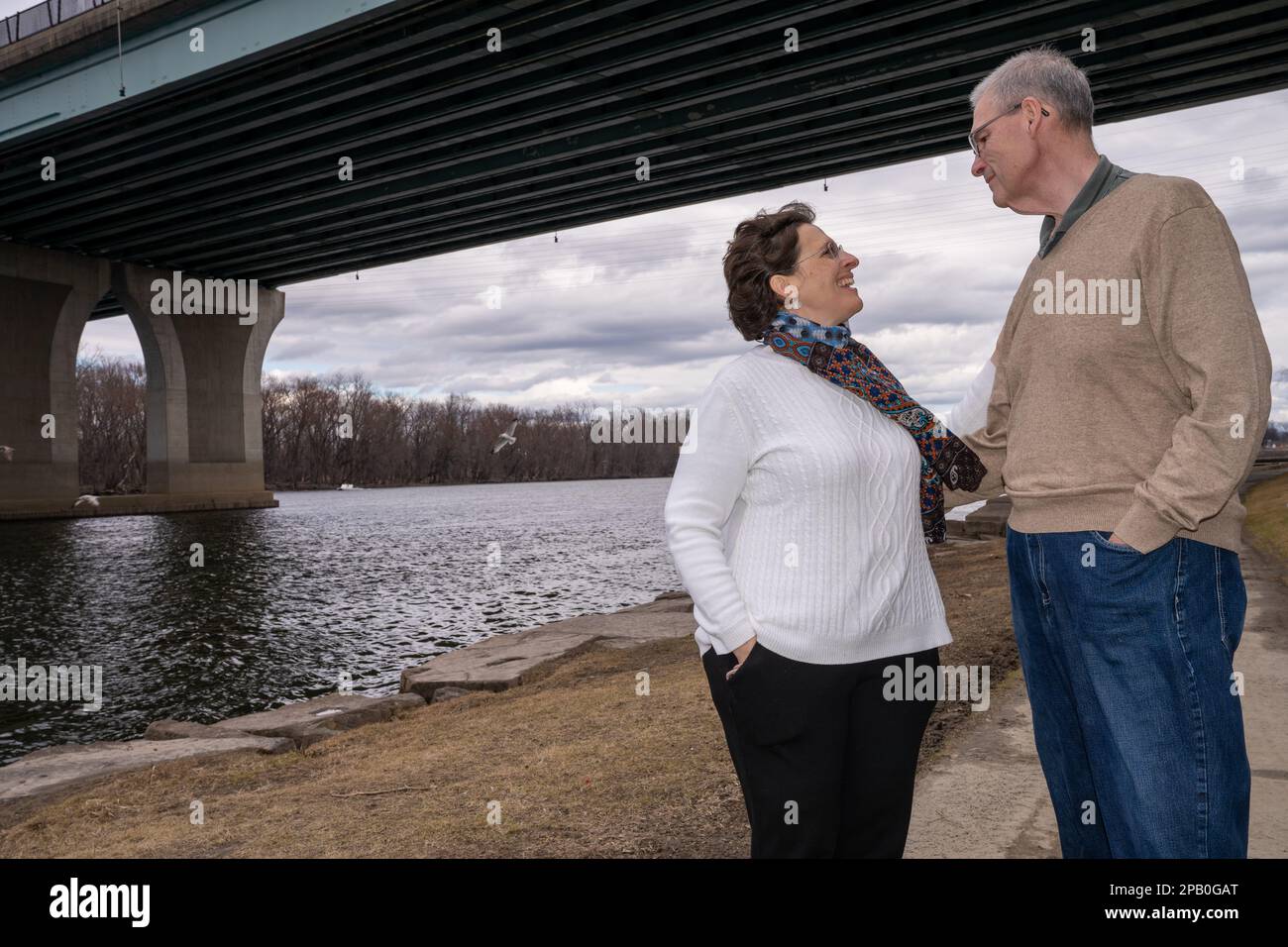 Happy older woman outdoor hi-res stock photography and images - Alamy