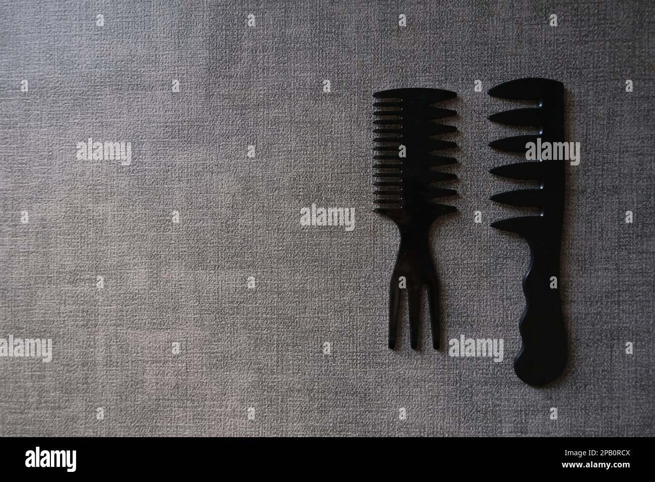 Different types of combs for men styling Stock Photo Alamy