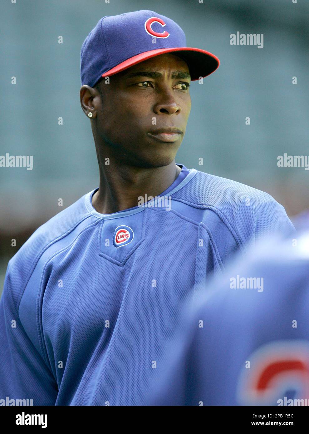 Chicago Cubs Alfonso Soriano takes the field during practice Tuesday Oct. 2 2007 at Chase Field in Phoenix. The Arizona Diamondbacks and Cubs face off in Game One of their National League