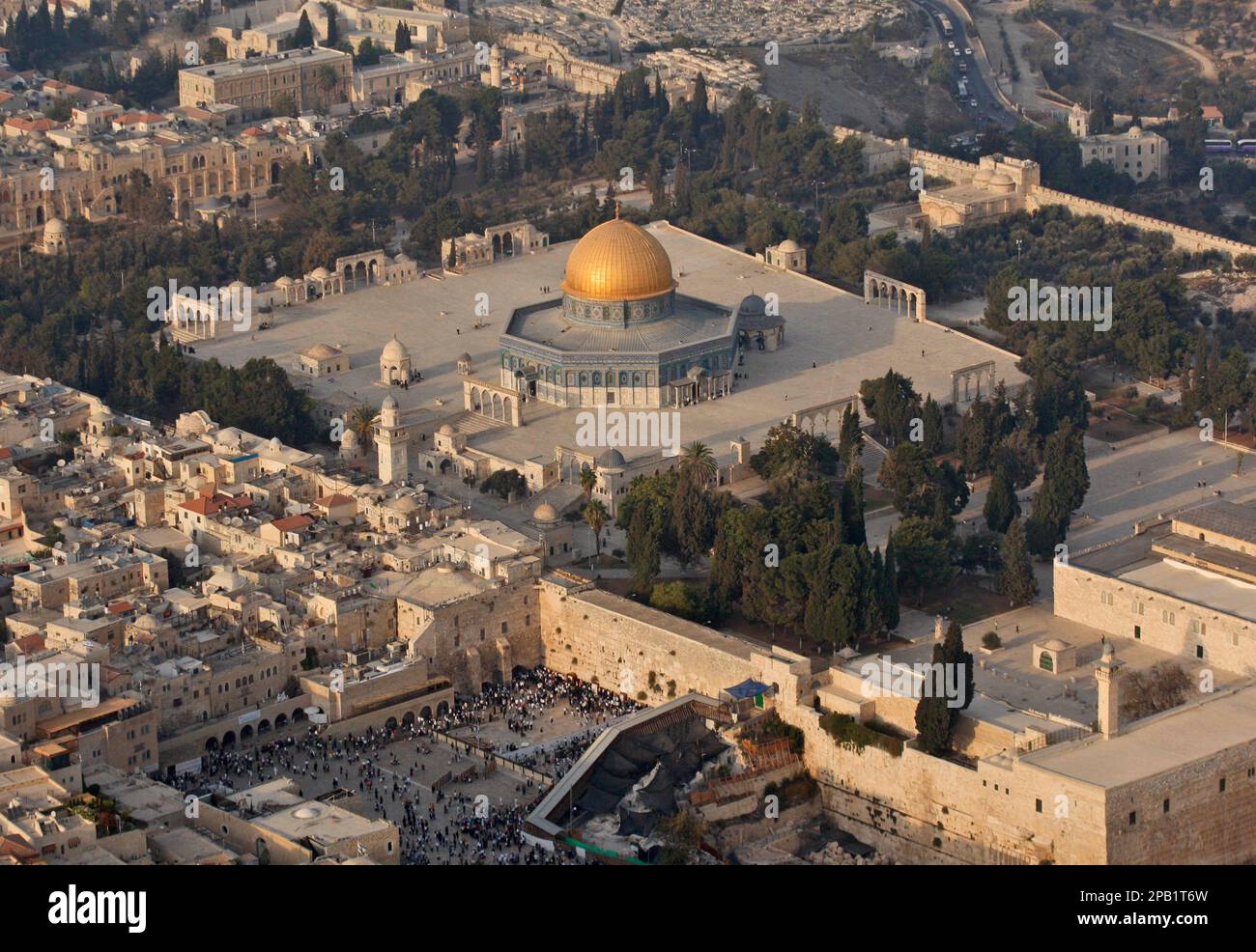 The Dome Of The Rock Mosque In The Al Aqsa Mosque Compound Also Known the-dome-of-the-rock-mosque-in-the-al-aqsa-mosque-compound-also-known