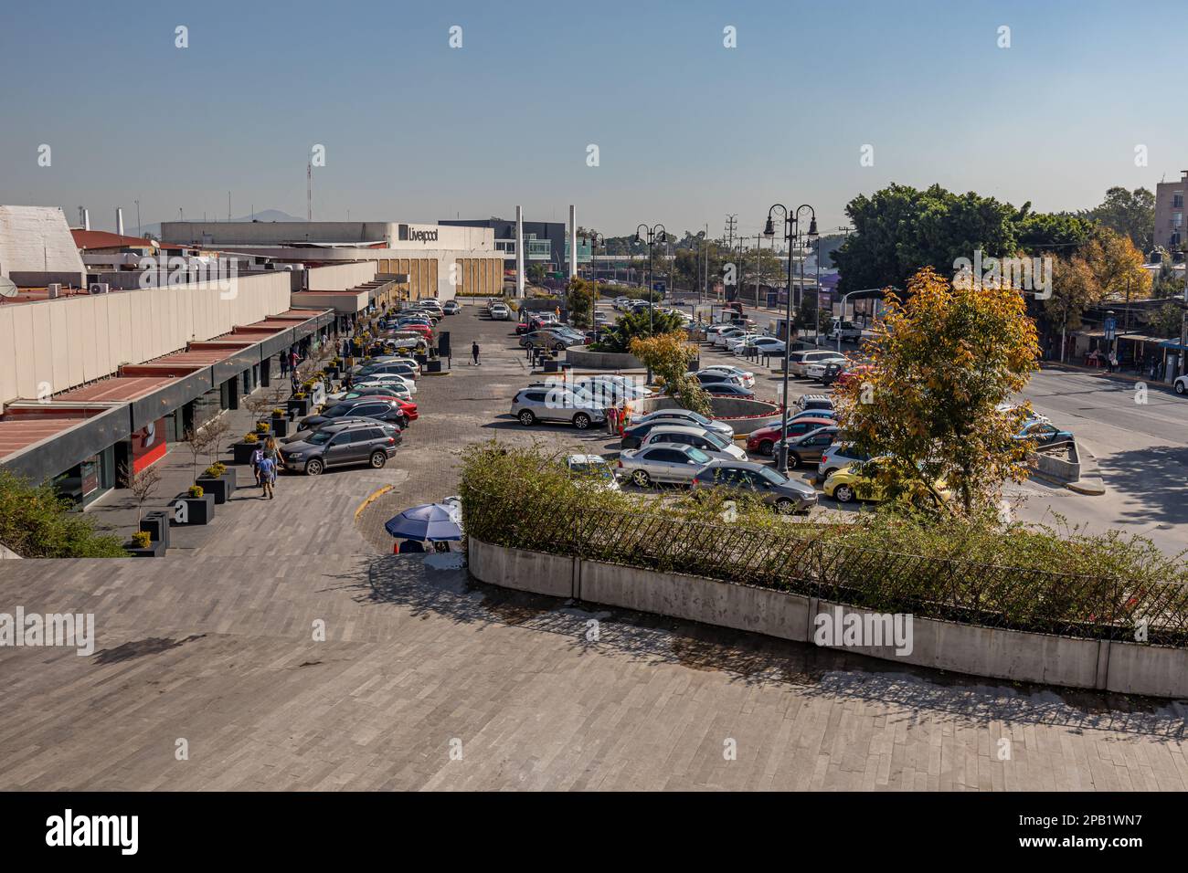 Guadalajara, Jalisco Mexico. December 28, 2022. Cityscape of Plaza