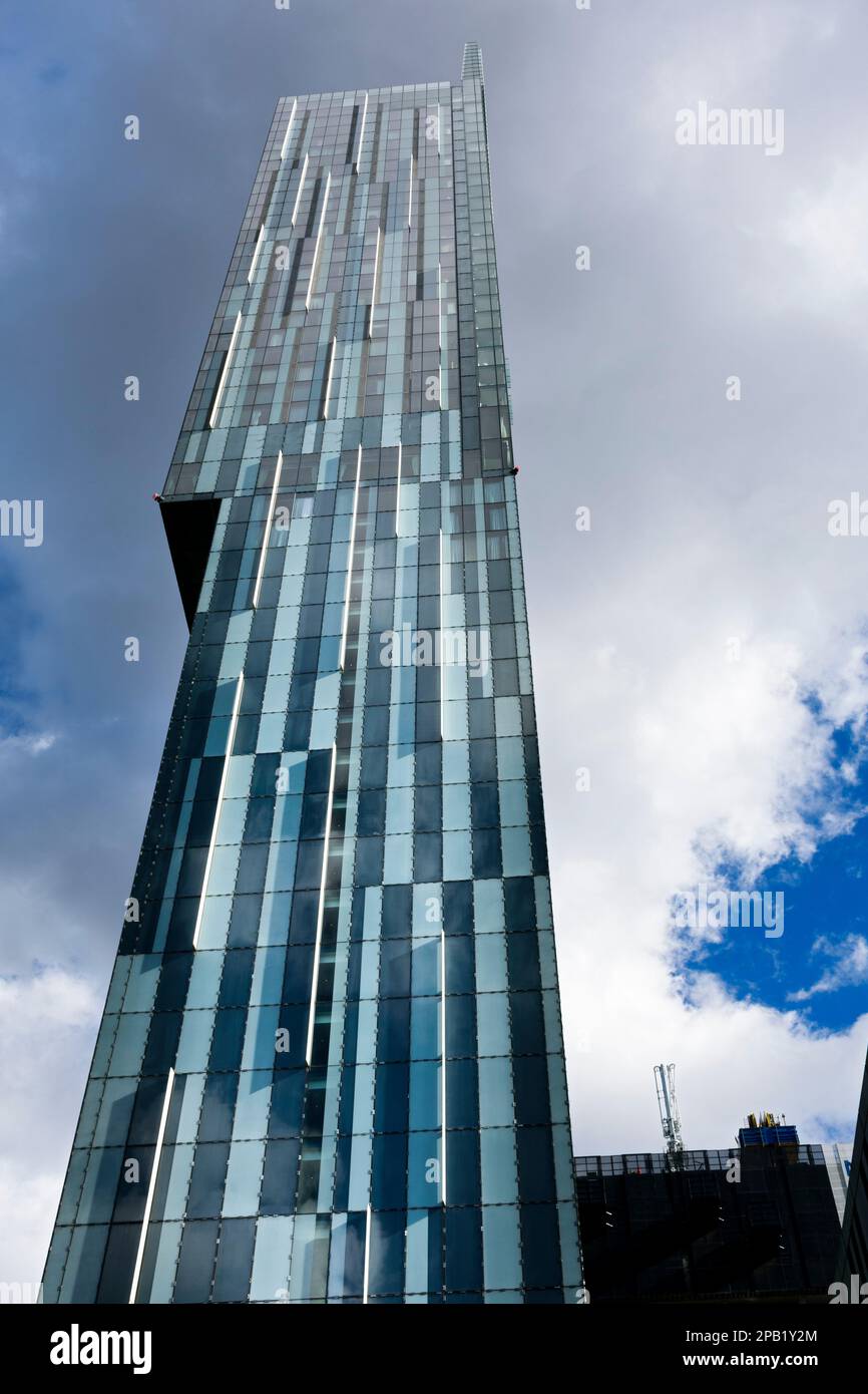 The Beetham Tower, sometimes called the Hilton Tower.  Manchester, England, UK Stock Photo