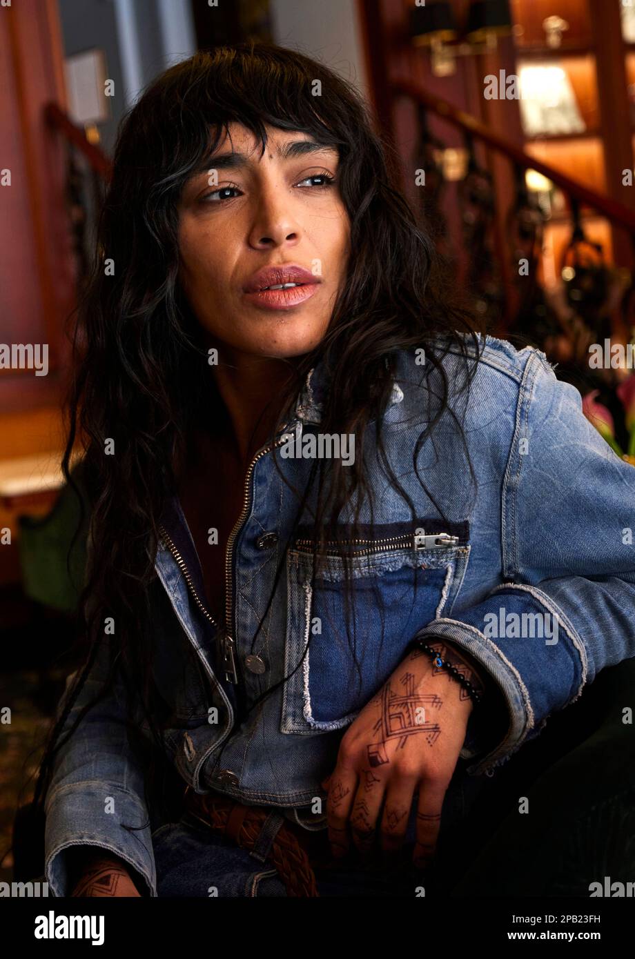 STOCKHOLM 20230312Swedish singer Loreen (Lorine Talhaoui) during an