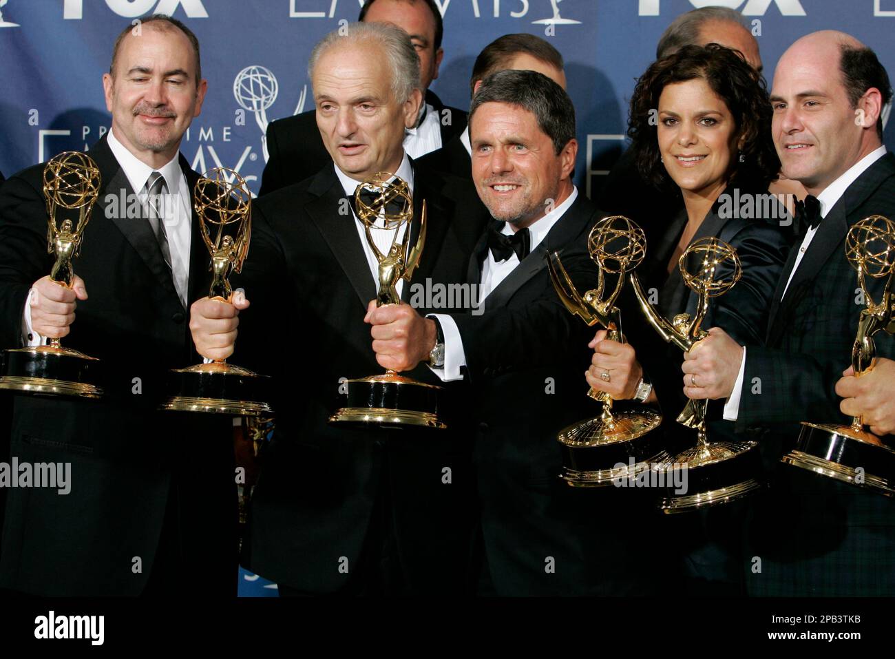 "Sopranos" executive producers David Chase, second from left, and Brad